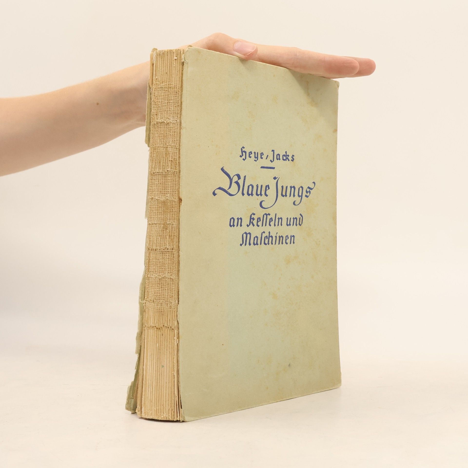 Wilhelm Heye Blaue Jungs an Kesseln und Maschinen