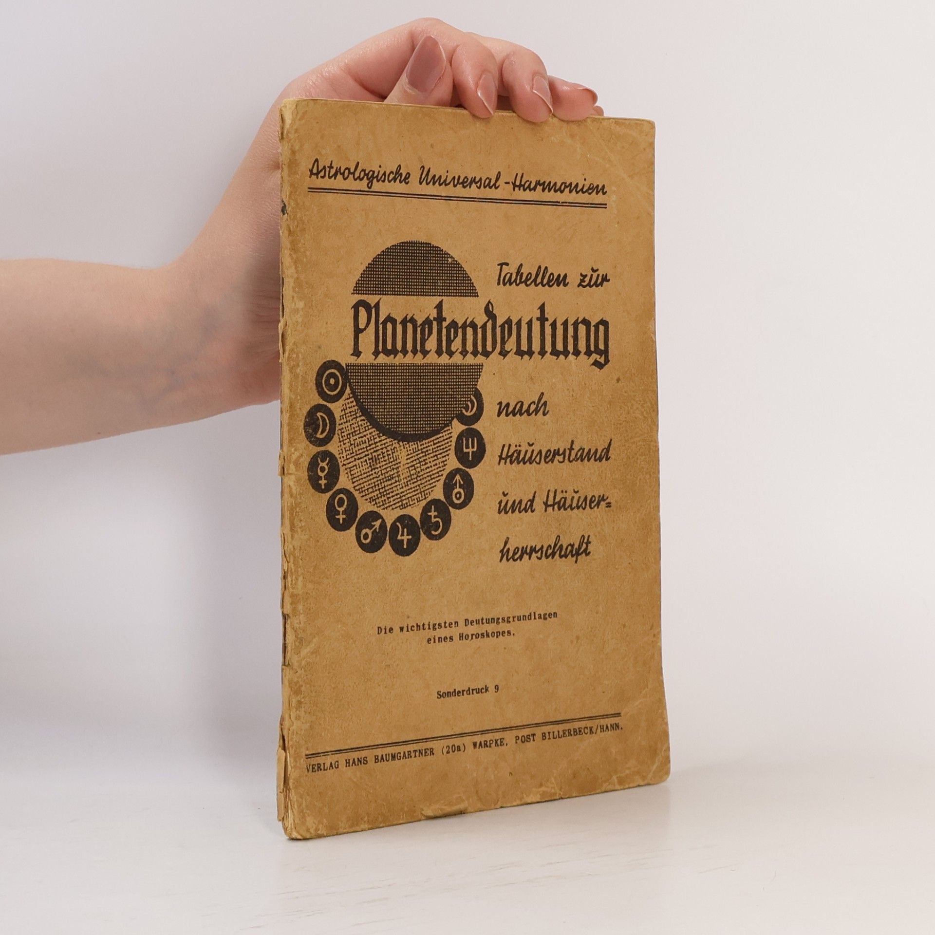 Autorenkollektiv Tabellen zur Planetendeutung