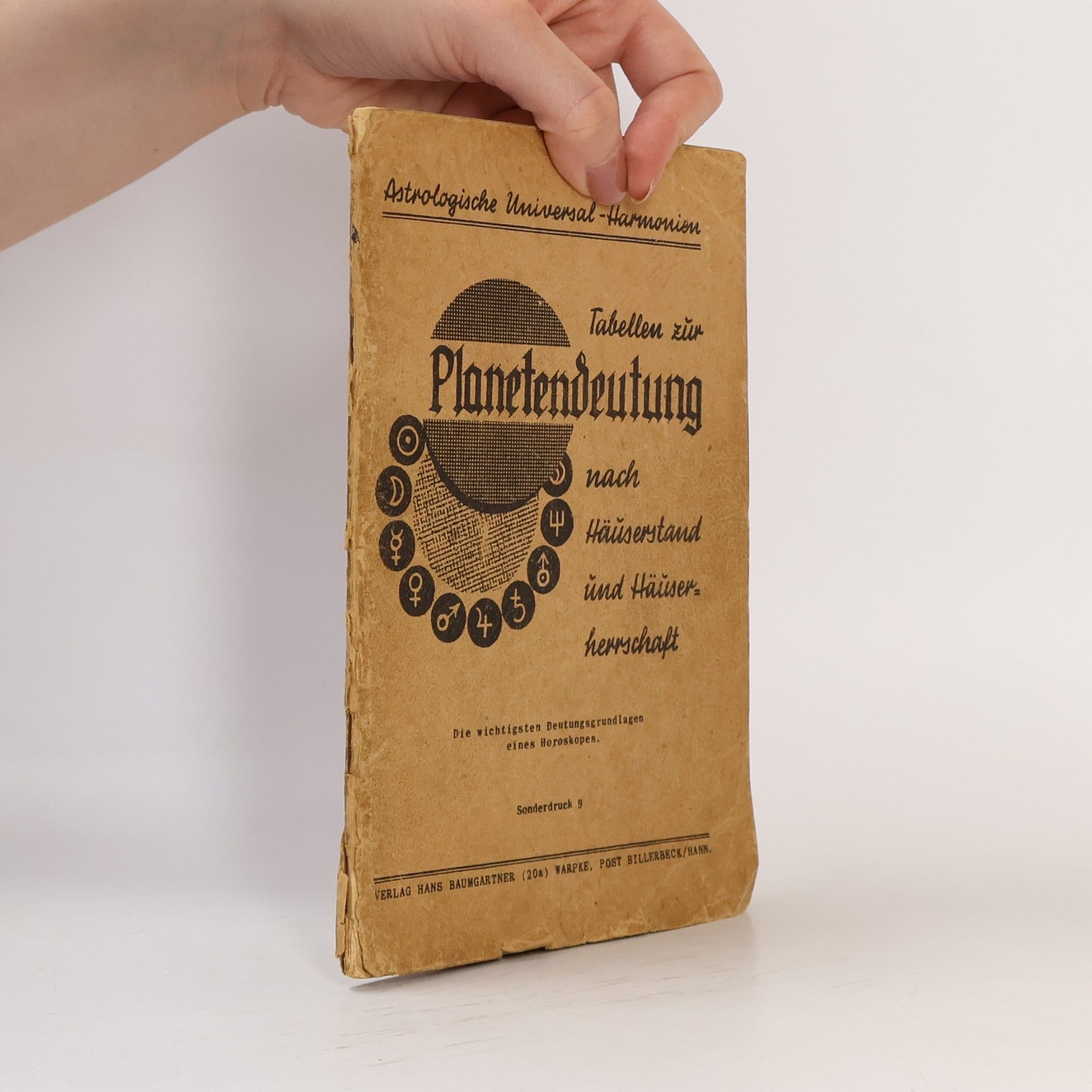 Autorenkollektiv Tabellen zur Planetendeutung