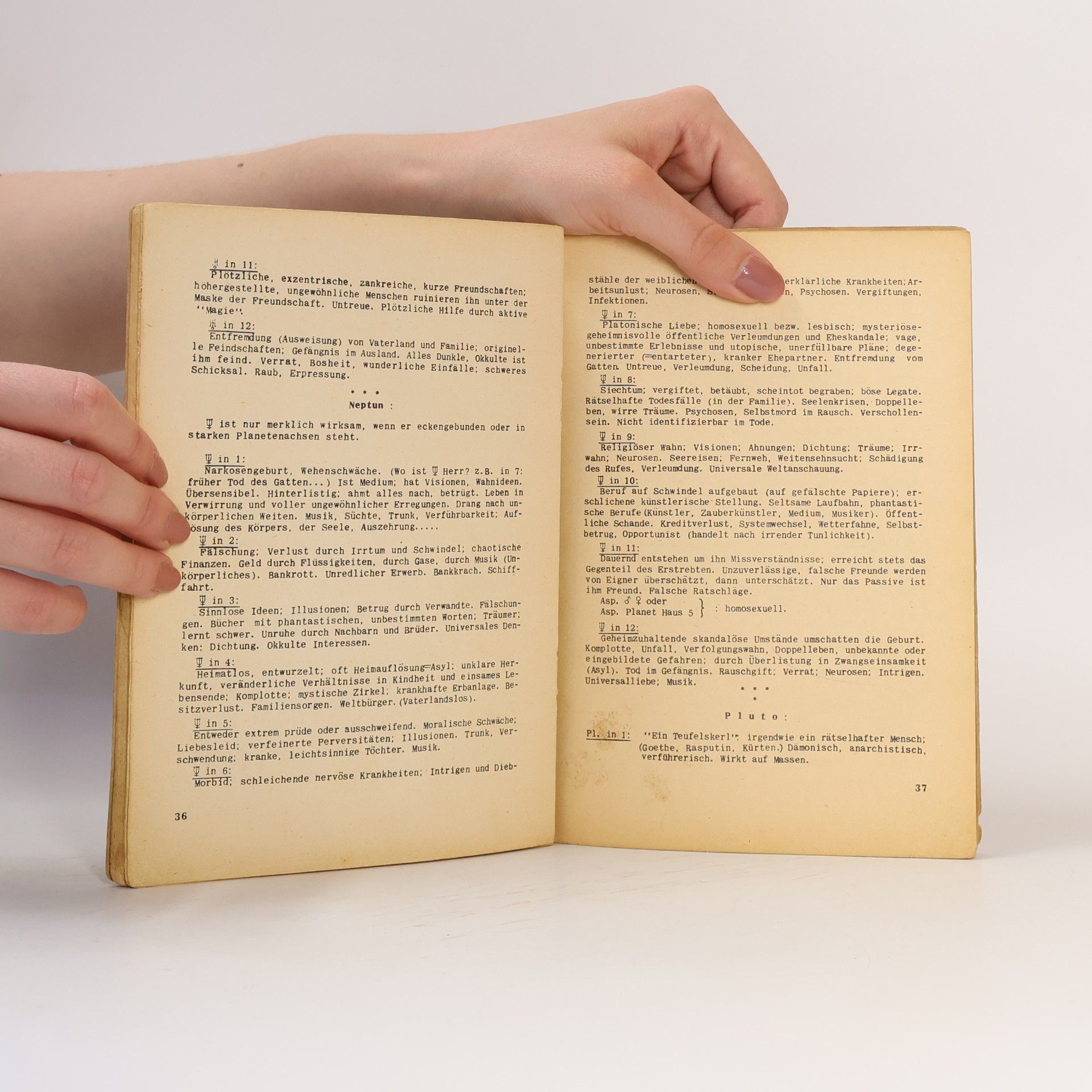 Autorenkollektiv Tabellen zur Planetendeutung