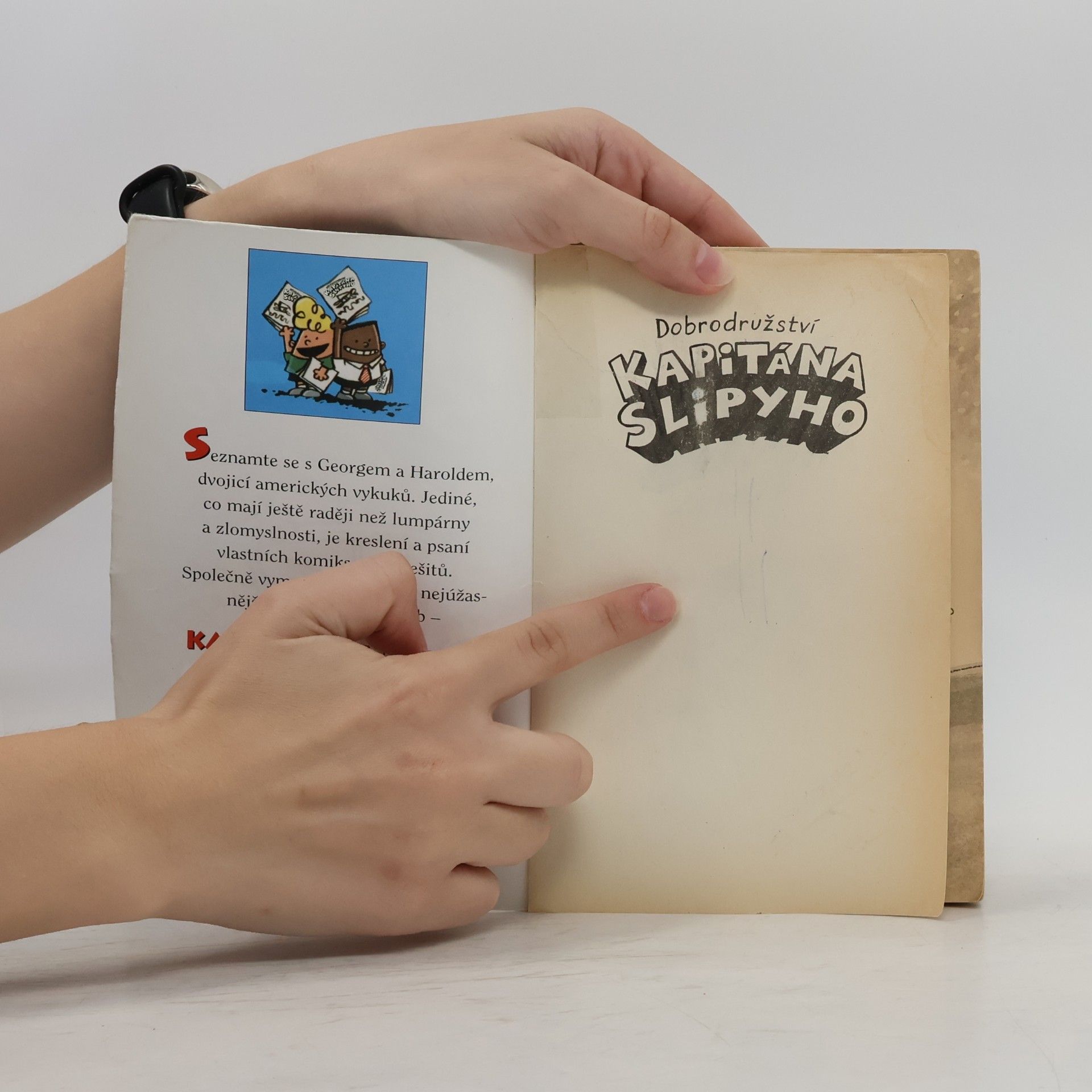 Dav Pilkey Dobrodružství kapitána Slipyho