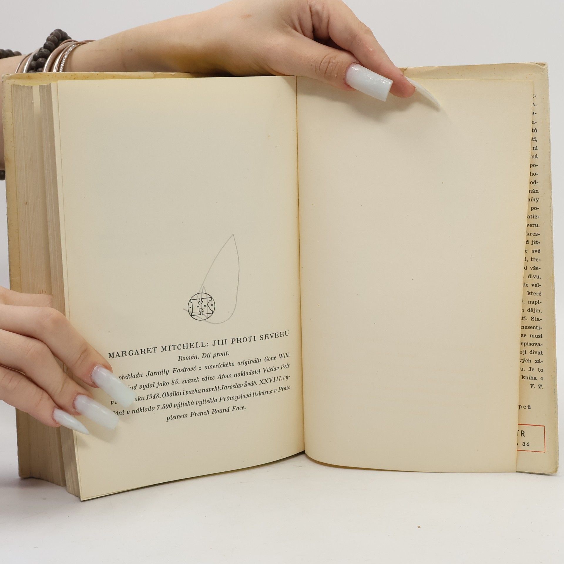 Margaret Mitchell Jih proti severu I. V bouři