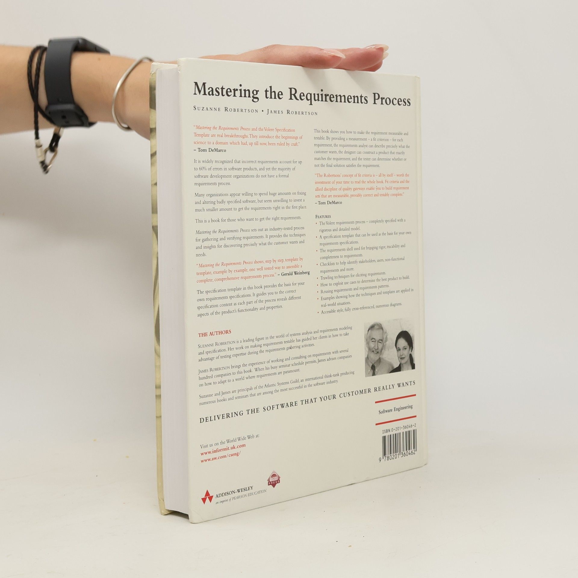 Suzanne Robertson Mastering the Requirements Process