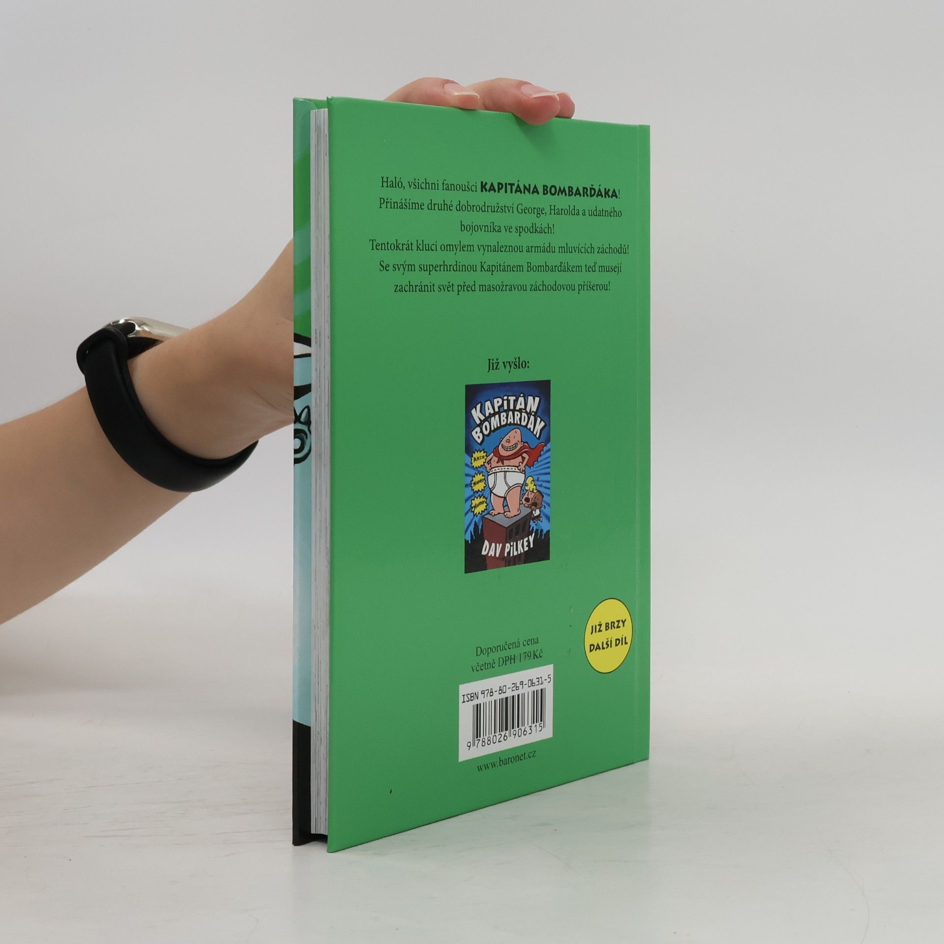 Dav Pilkey Kapitán Bombarďák a útok mluvících záchodů