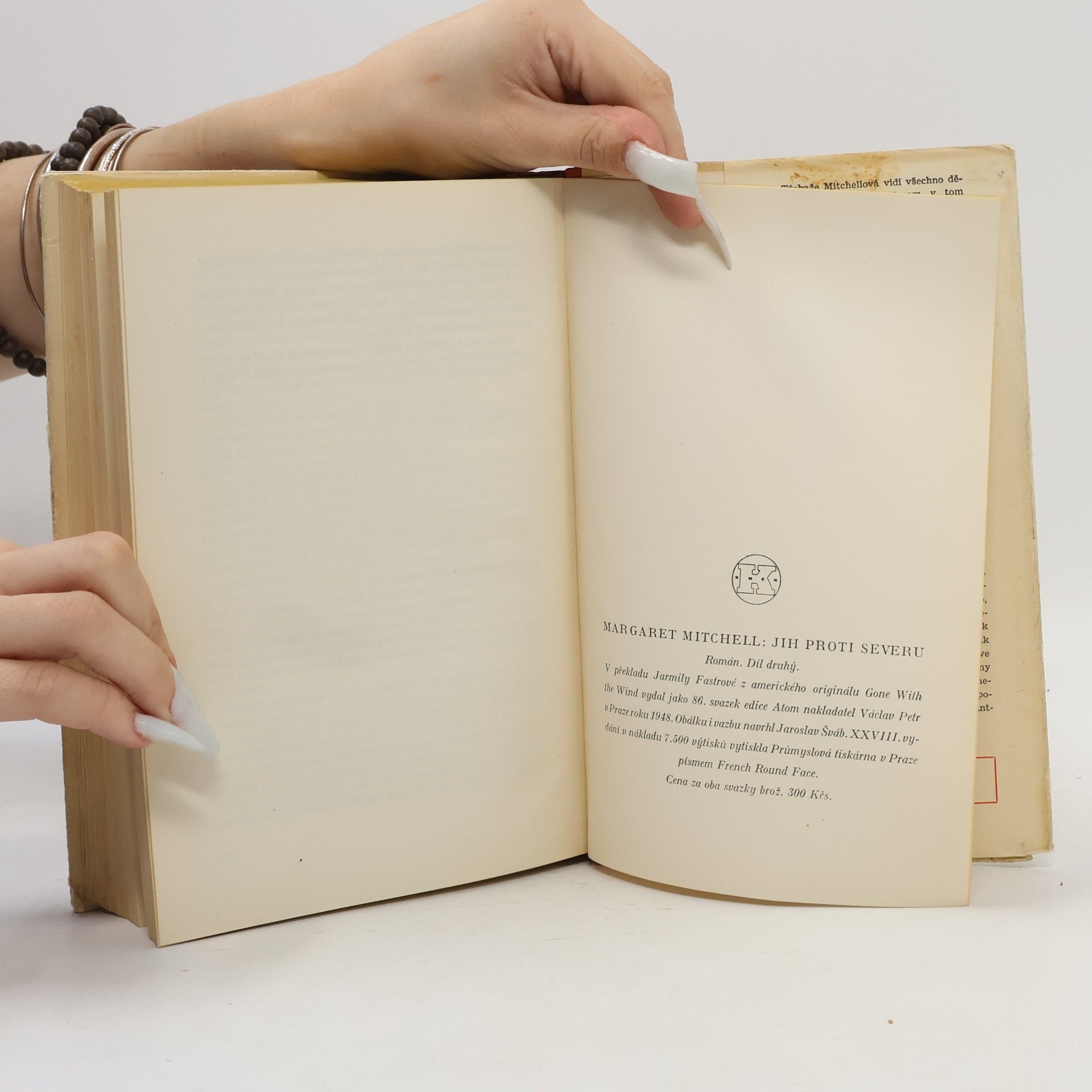 Margaret Mitchell Jih proti severu II. Po bouři