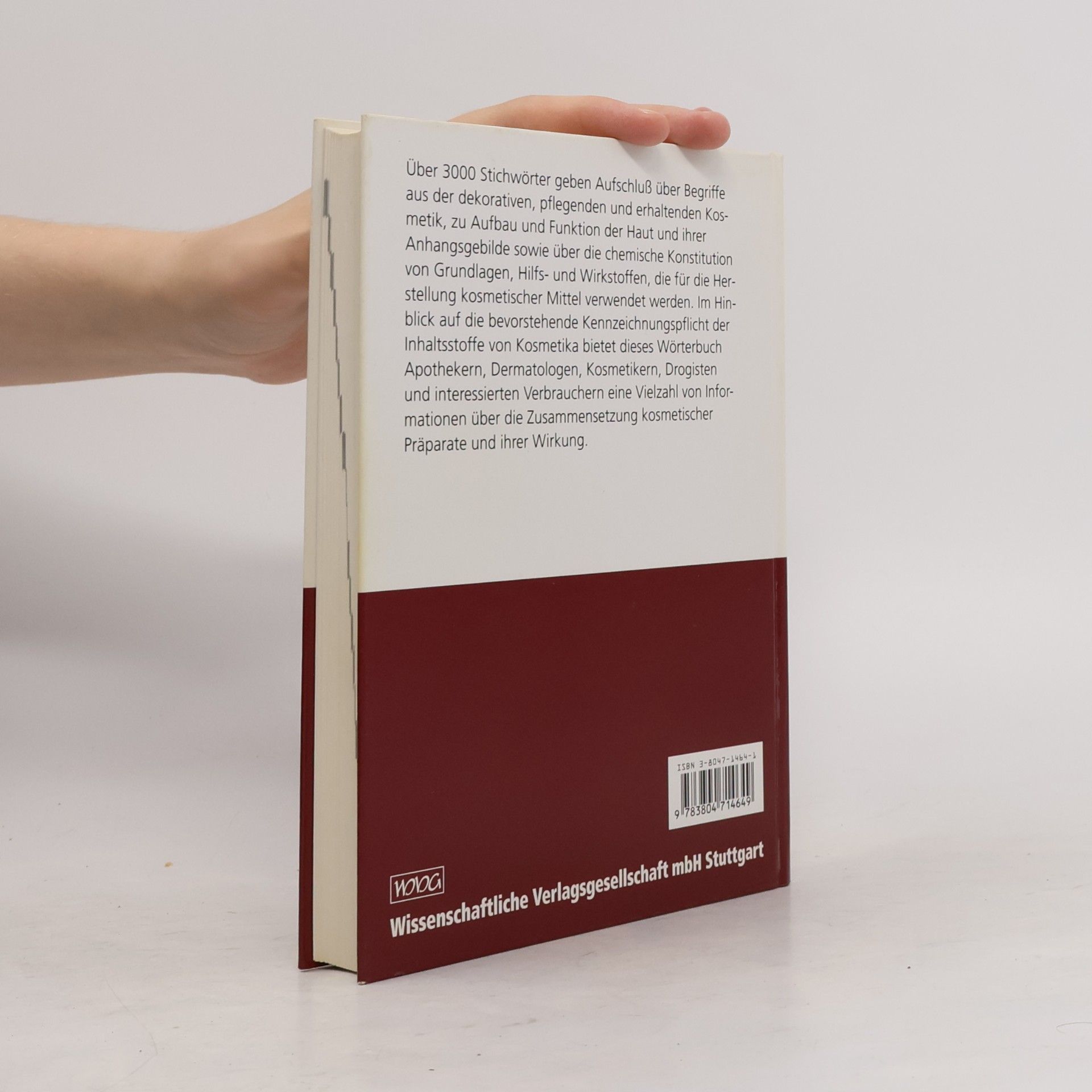 Horst Fey Wörterbuch der Kosmetik