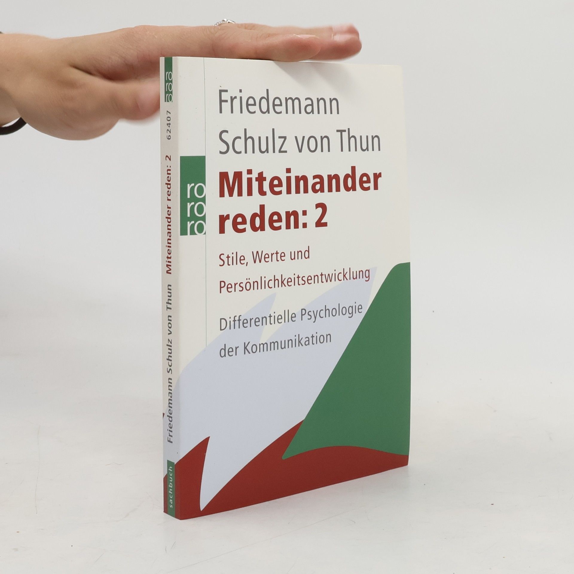 Friedemann Schulz von Thun Miteinander reden 2