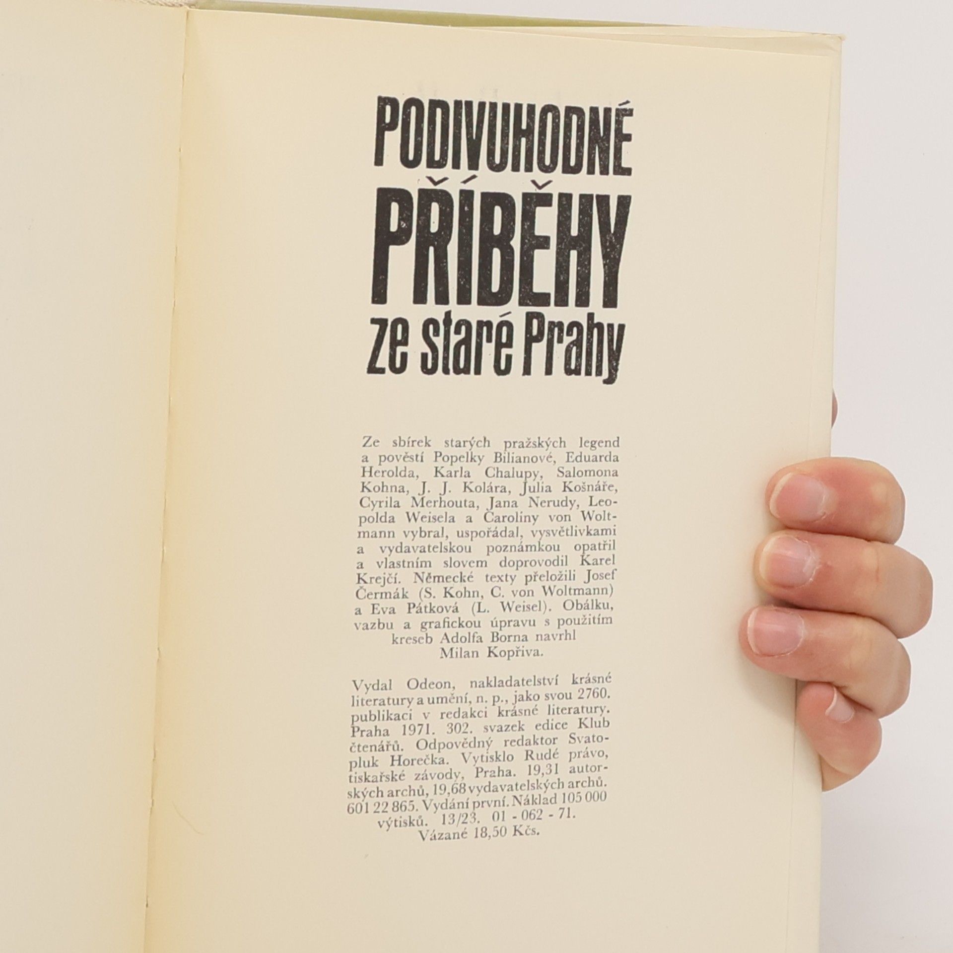 Karel Krejčí Podivuhodné příběhy ze staré Prahy