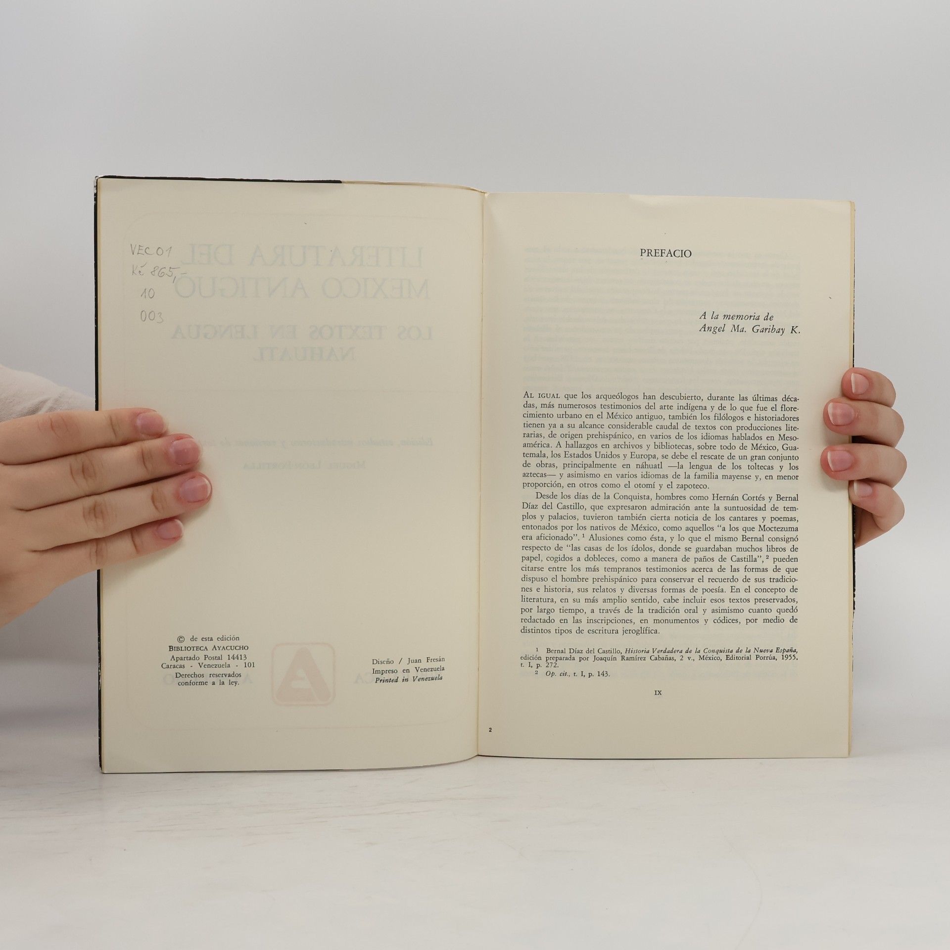 Autorenkollektiv Literatura del México antiguo
