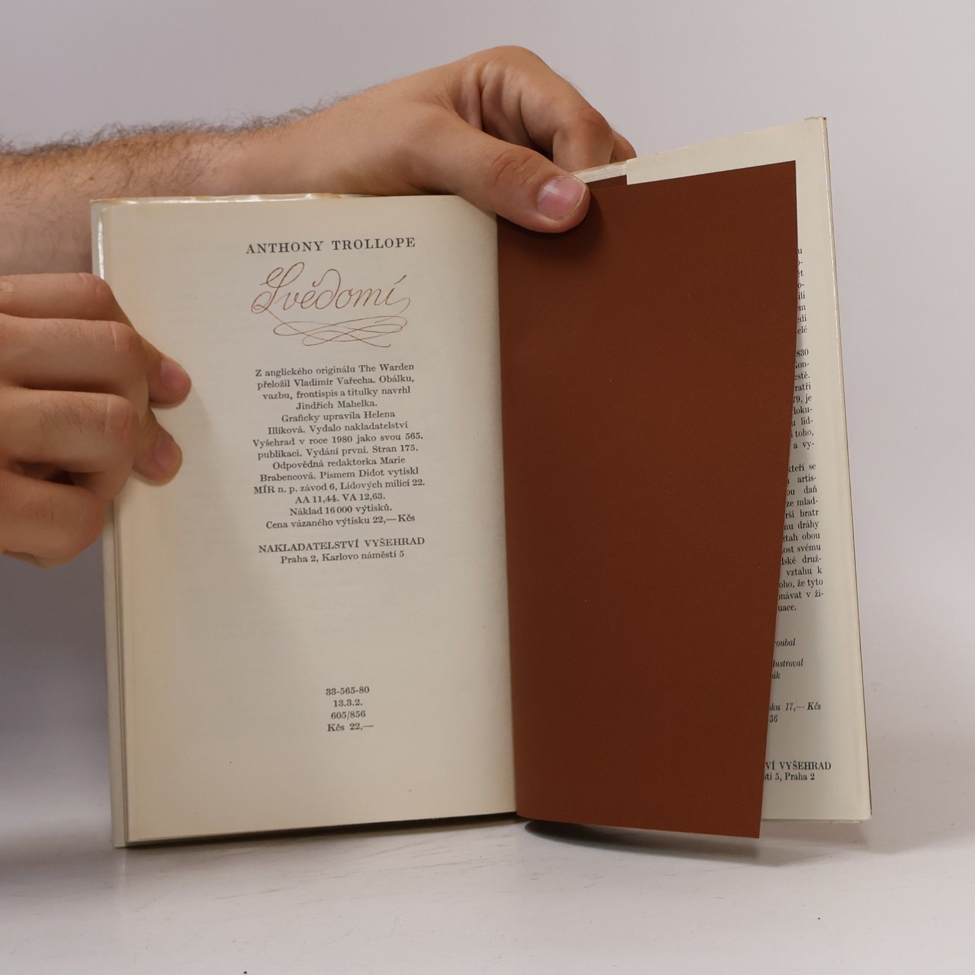 Anthony Trollope Svědomí