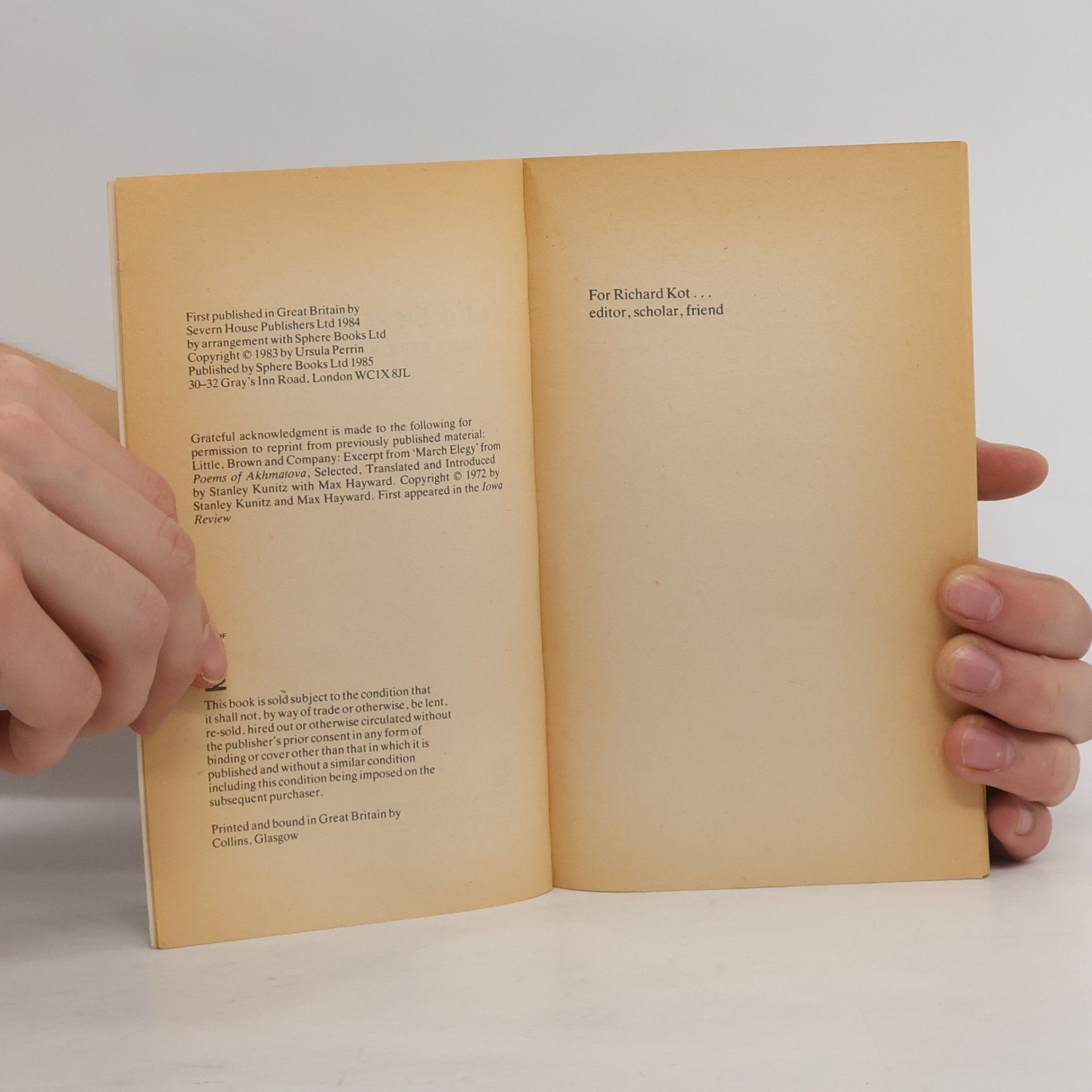 Ursula Perrin Old Devotions