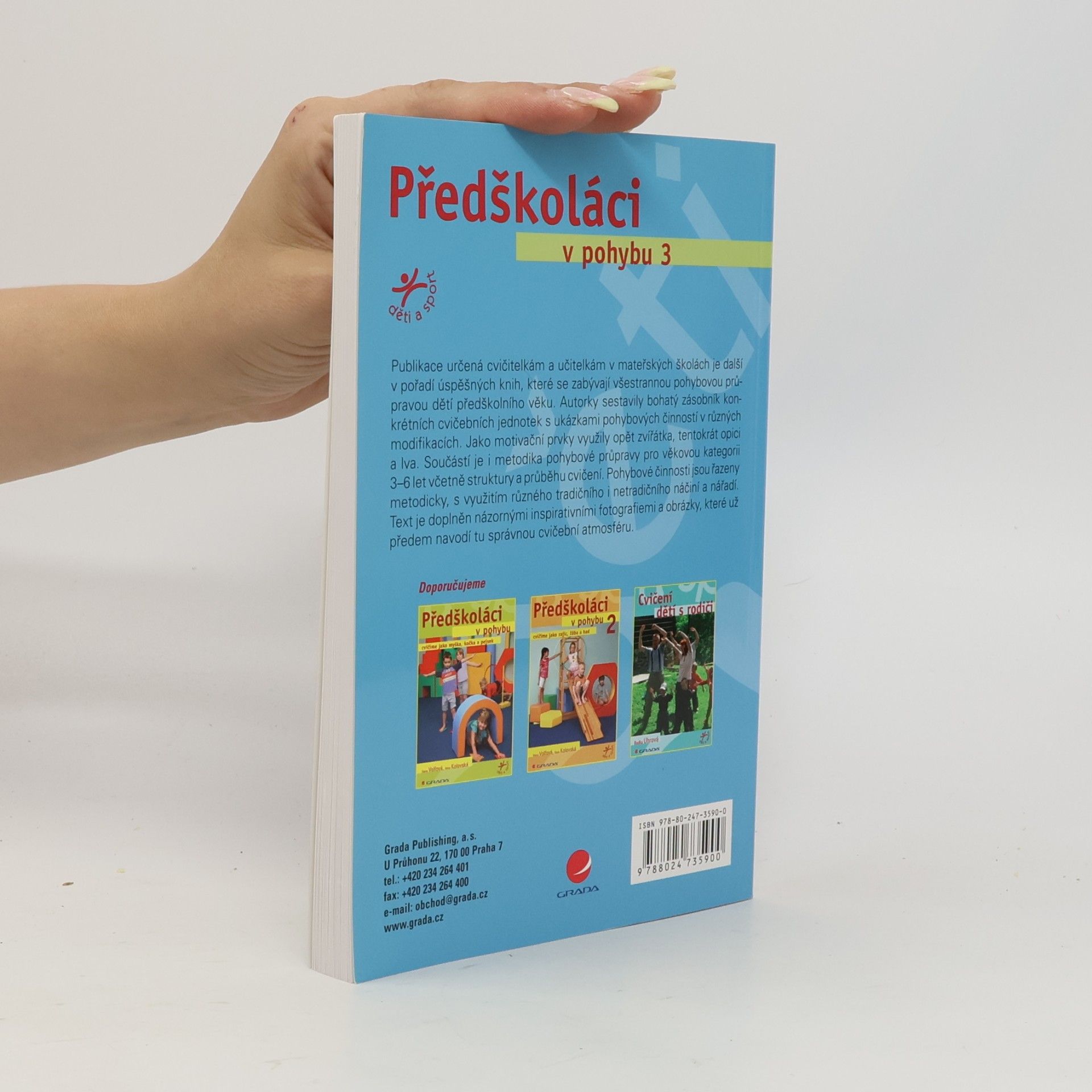Hana Volfová Předškoláci v pohybu. 3, Cvičíme jako opice a lev