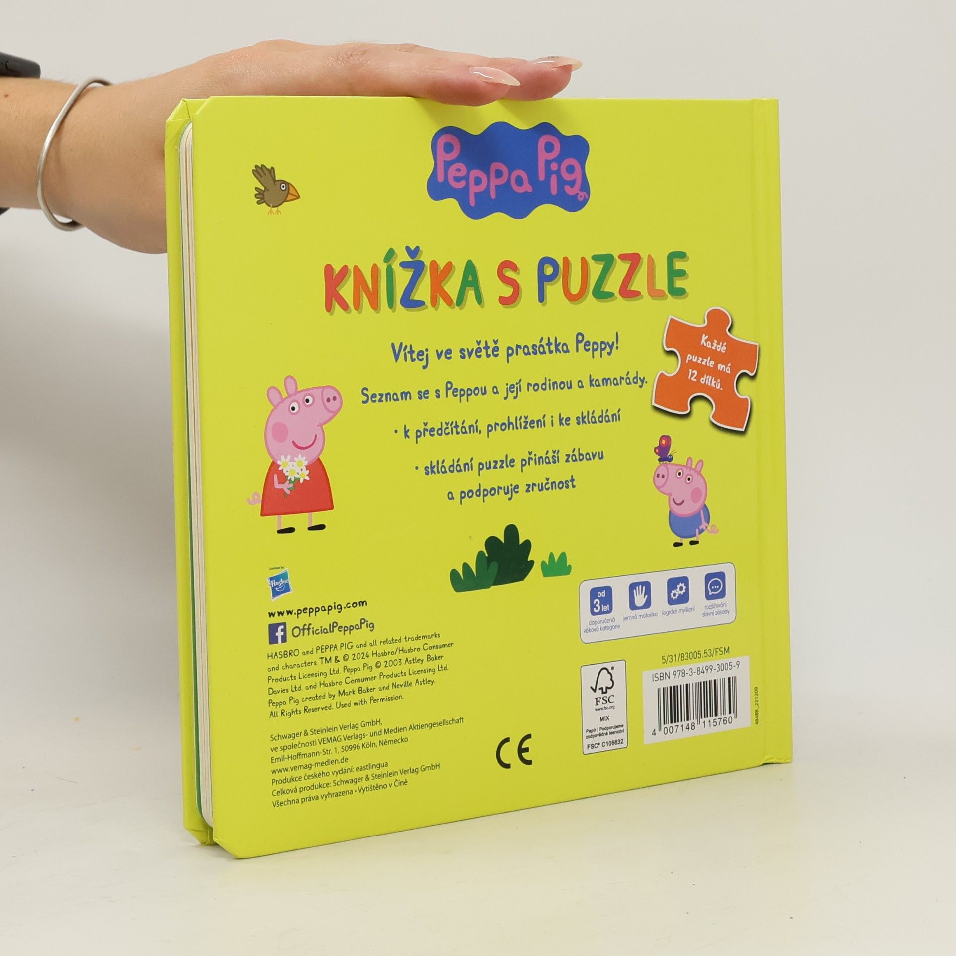 Kolektiv autorů Peppa Pig: Knížka s puzzle