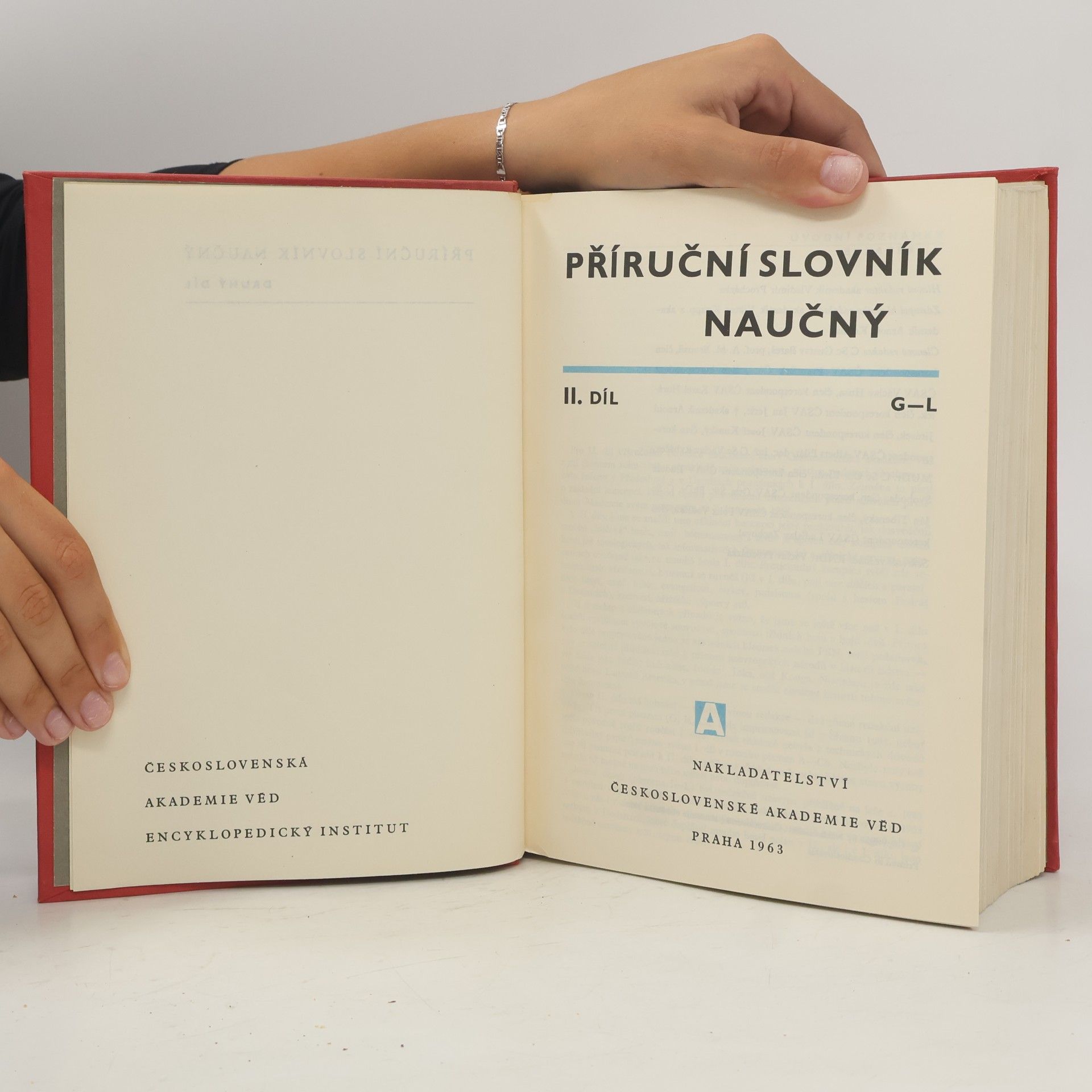 Collectif d'auteurs Příruční slovník naučný II. G-L