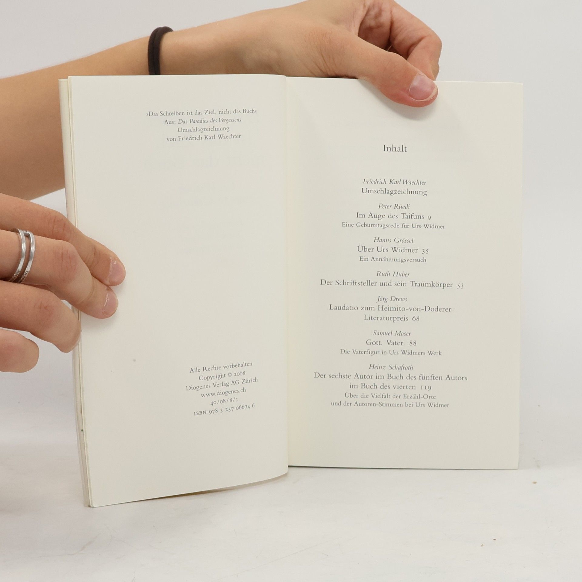 Daniel Keel Das Schreiben ist das Ziel, nicht das Buch