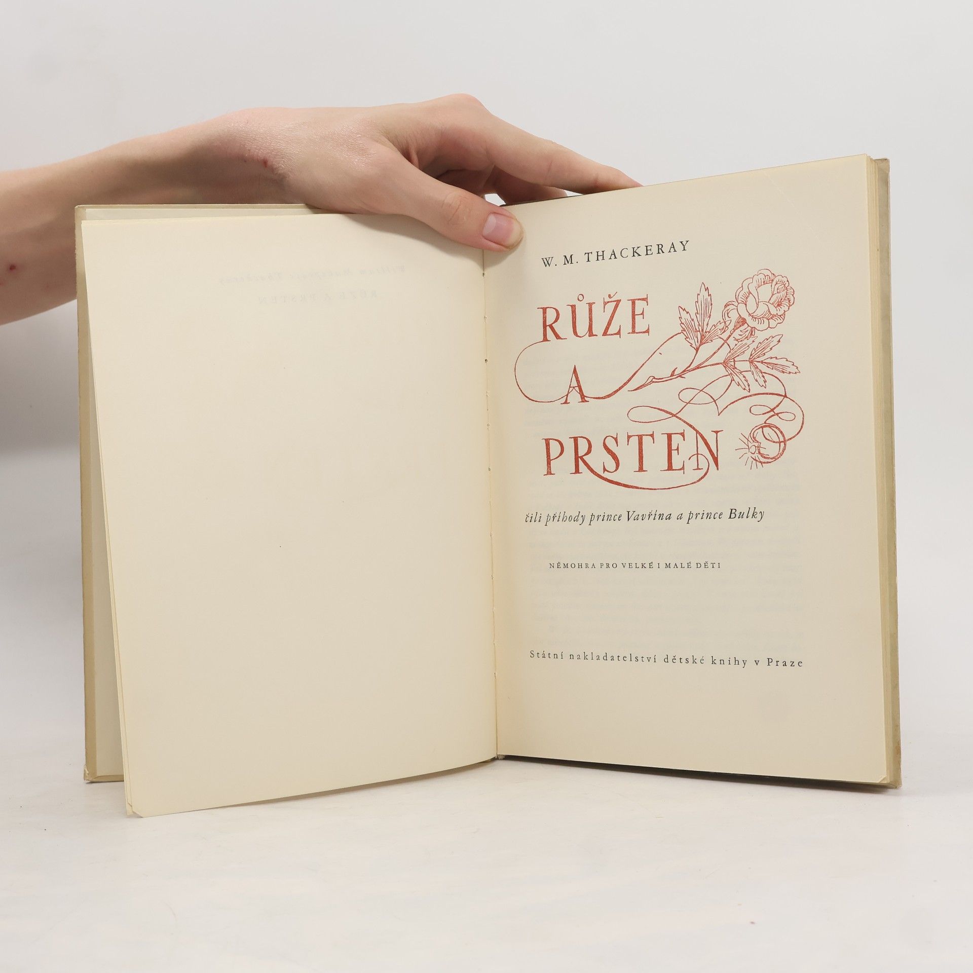 William Makepeace Thackeray Růže a prsten