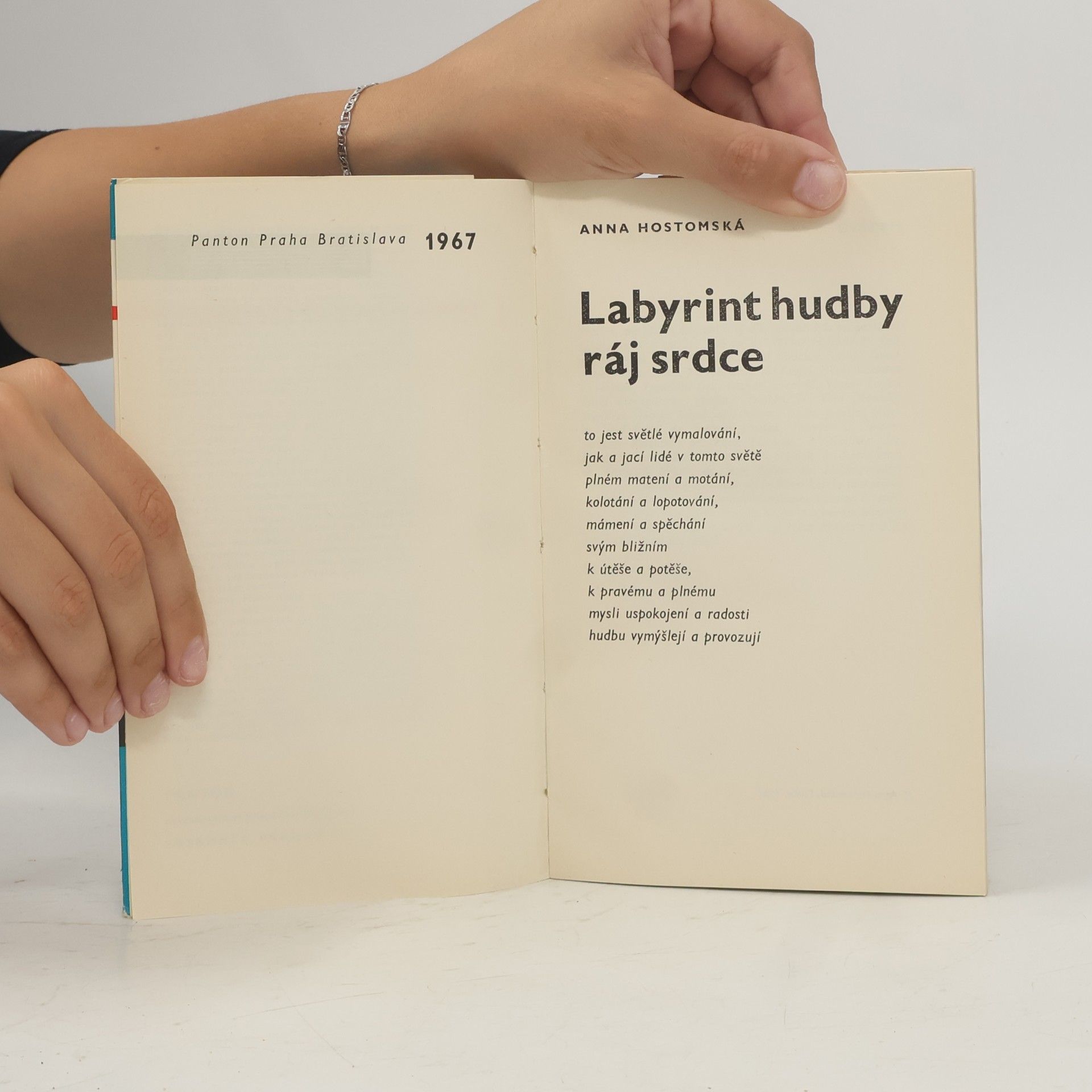 Anna Hostomská Labyrint hudby a ráj srdce
