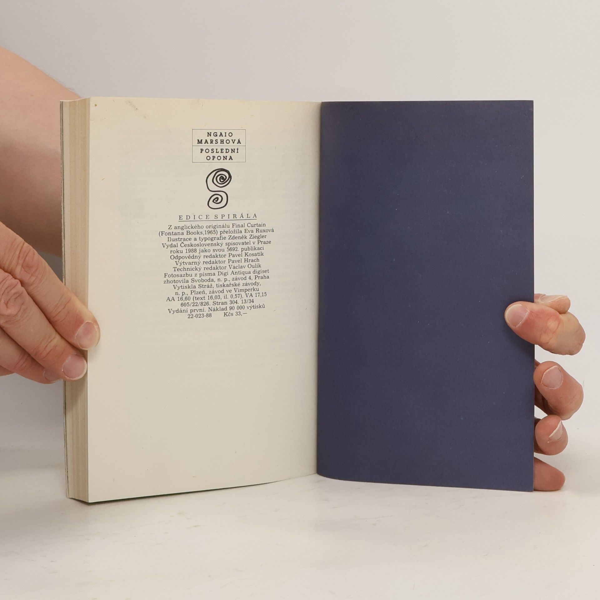 Ngaio Marsh Poslední opona