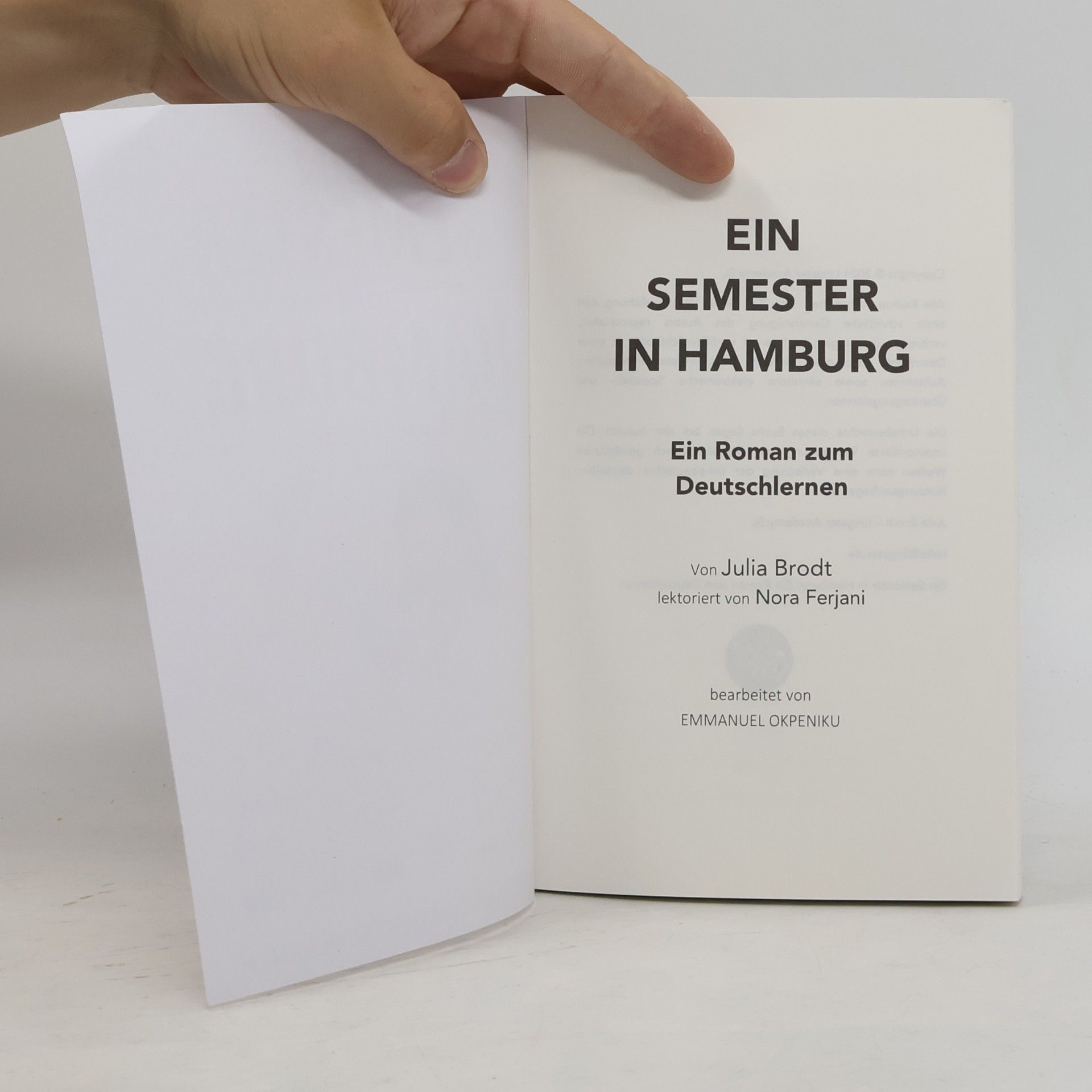 Julia Brodt B1-B2: Ein Semester in Hamburg