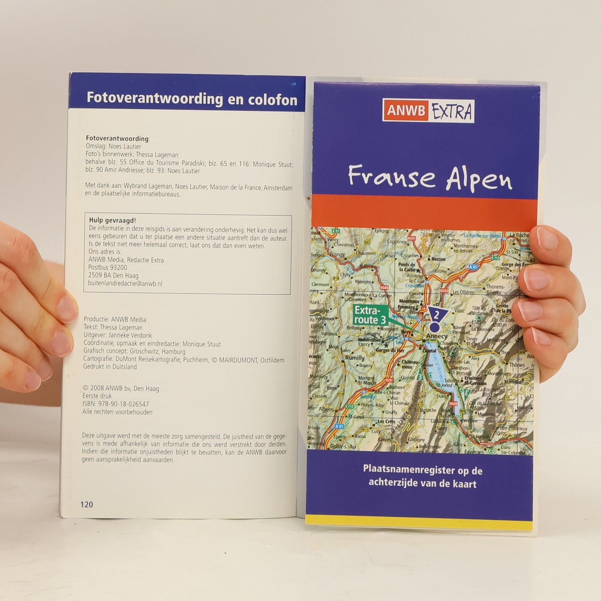 Thessa Lageman ANWB extra: Franse Alpen Extra Reisgids