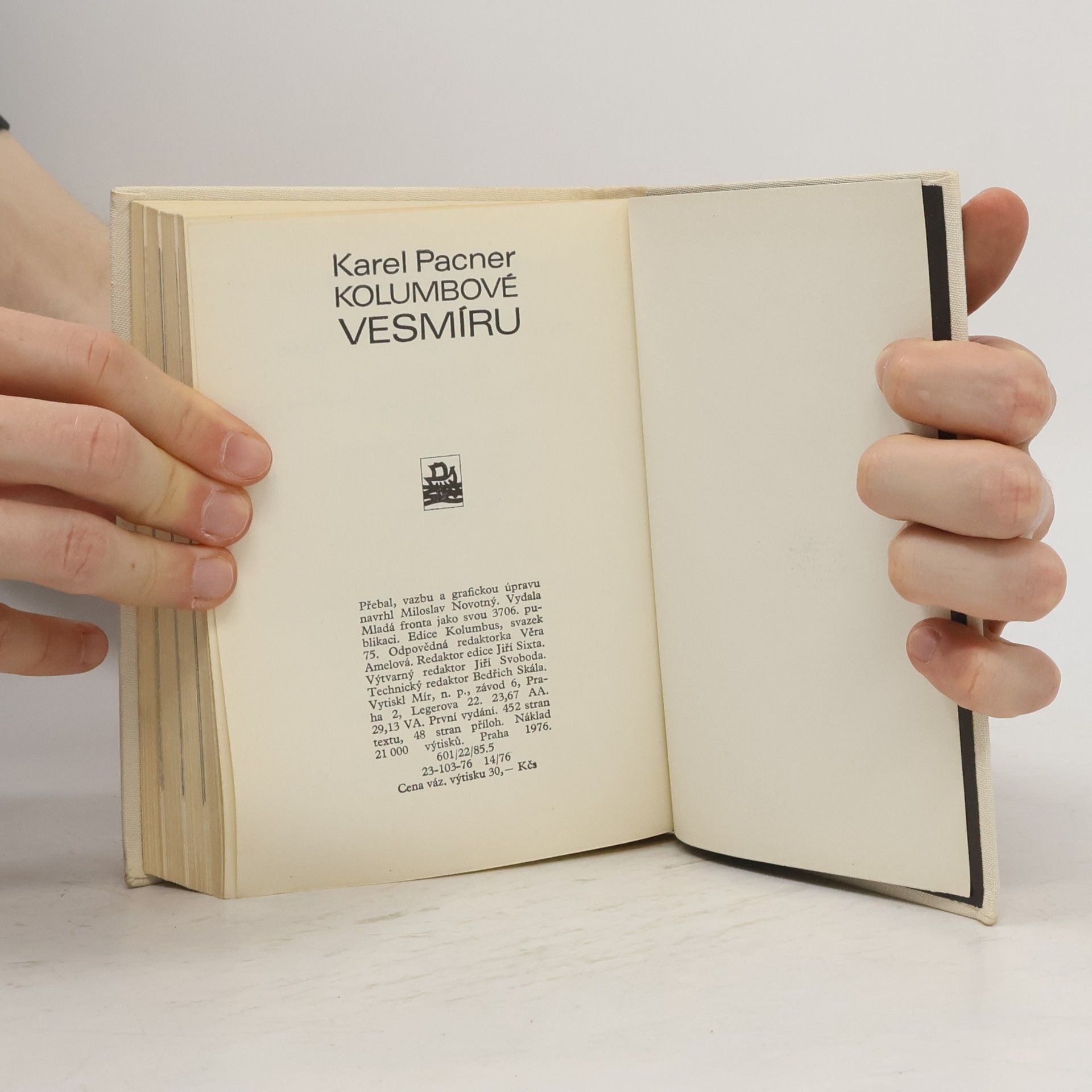 Karel Pacner Kolumbové vesmíru