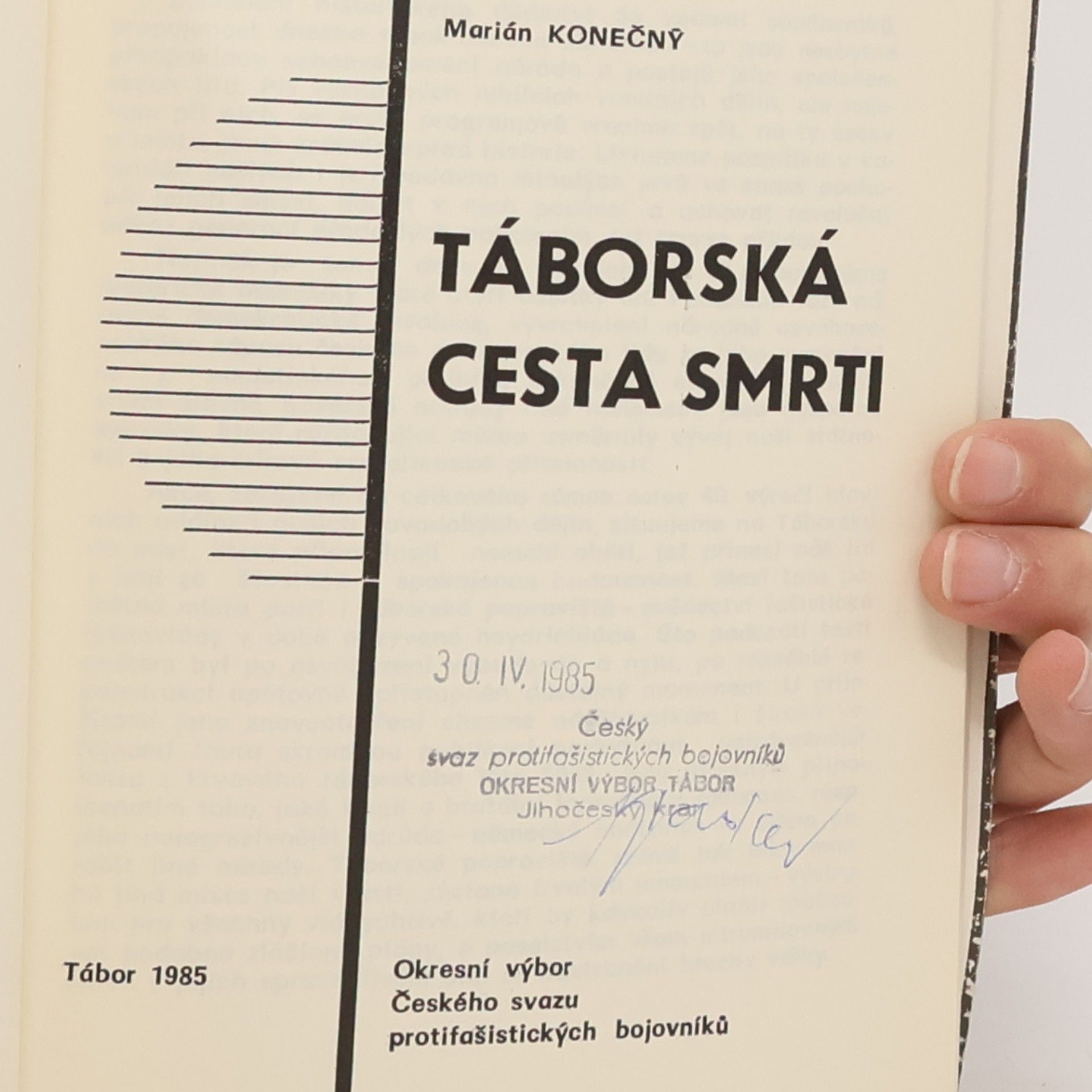 Marián Konečný Táborská cesta smrti