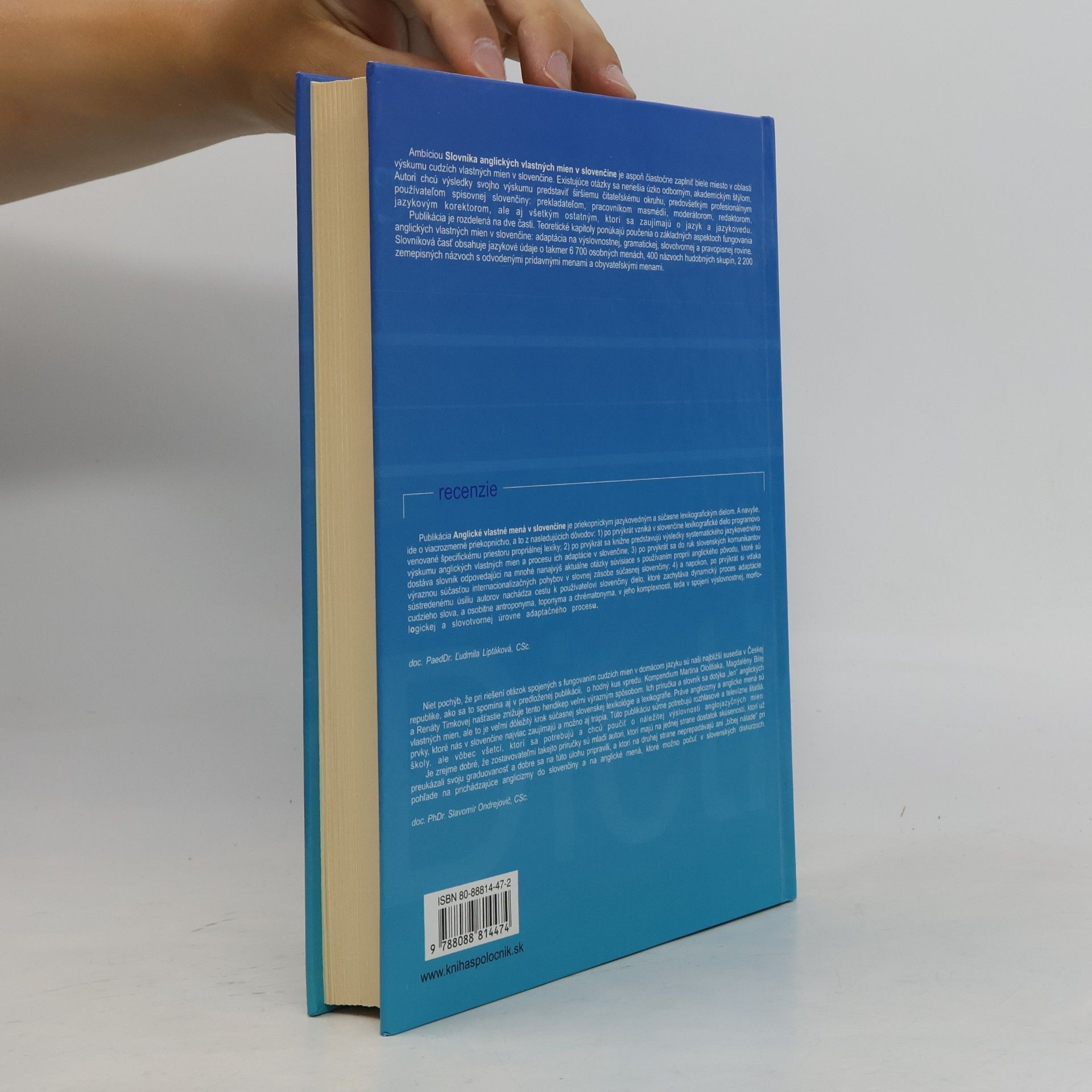 Autorenkollektiv Slovník anglických vlastných mien v slovenčine