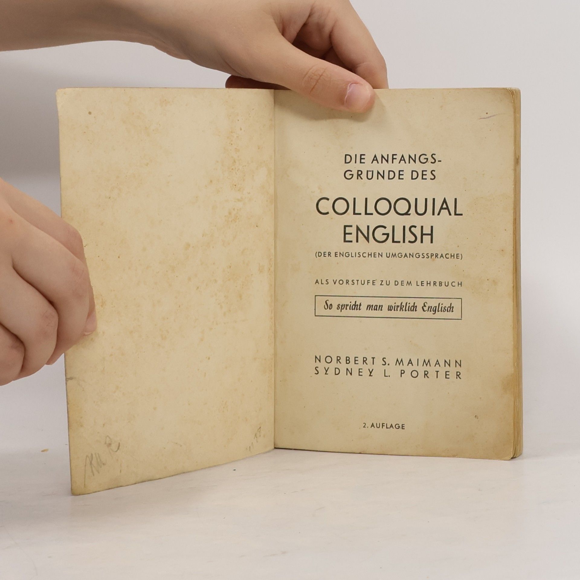 Norbert S. Maimann Colloquial English