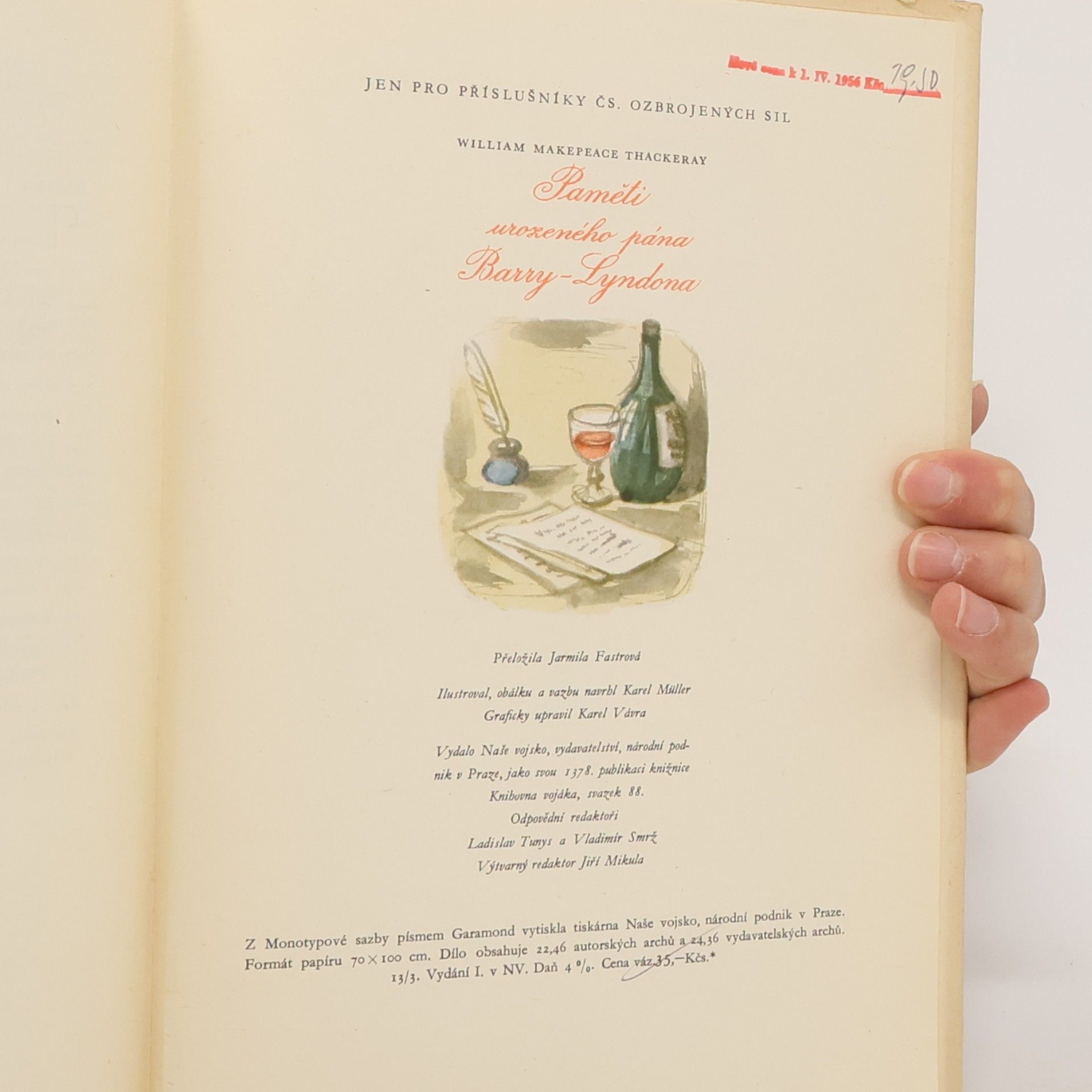 William Makepeace Thackeray Paměti urozeného pána Barry-Lyndona