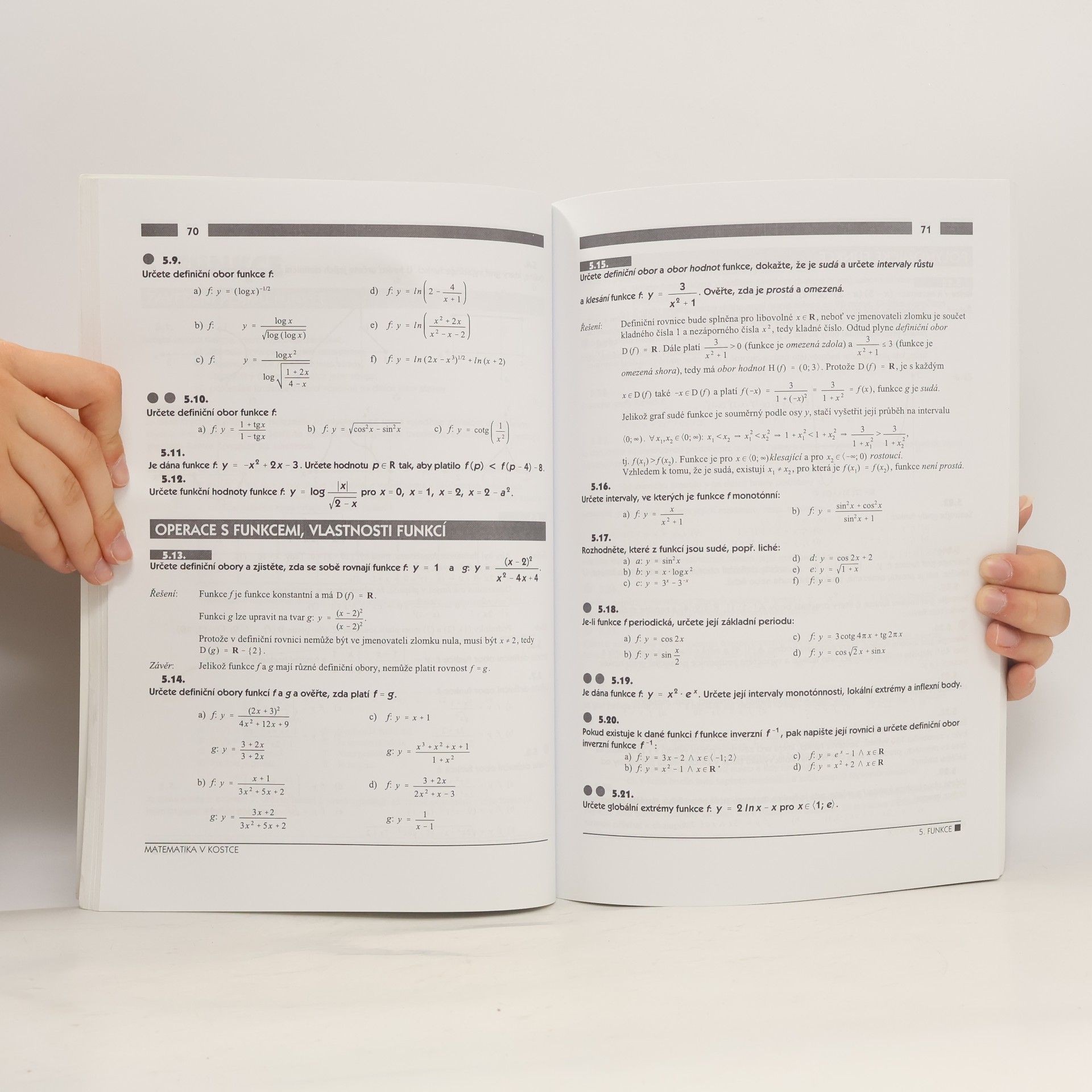 Zdeněk Vošický Cvičení k Matematice v kostce