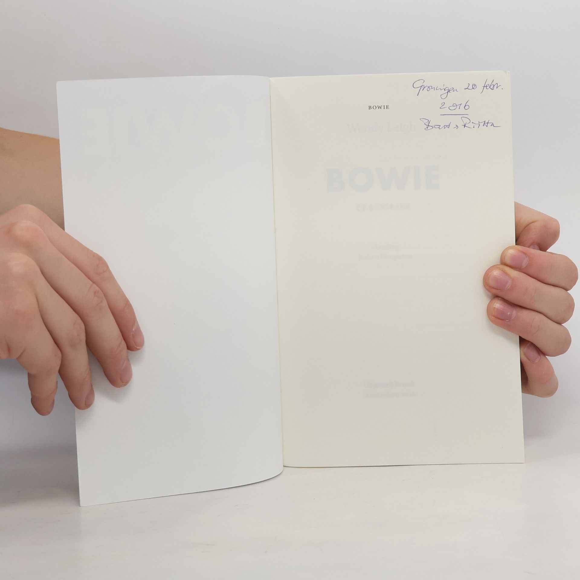 Wendy Leigh Bowie - de biografie - druk 1