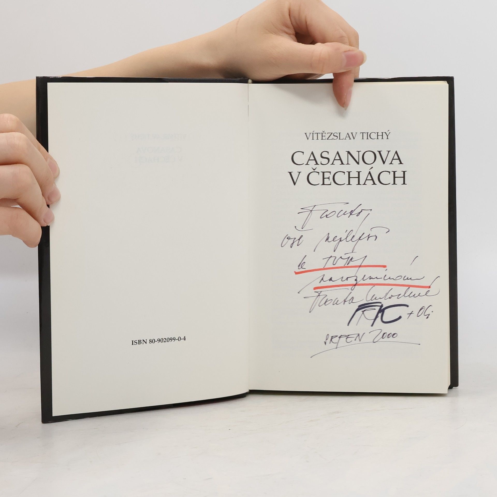 Vítězslav Tichý Casanova v Čechách
