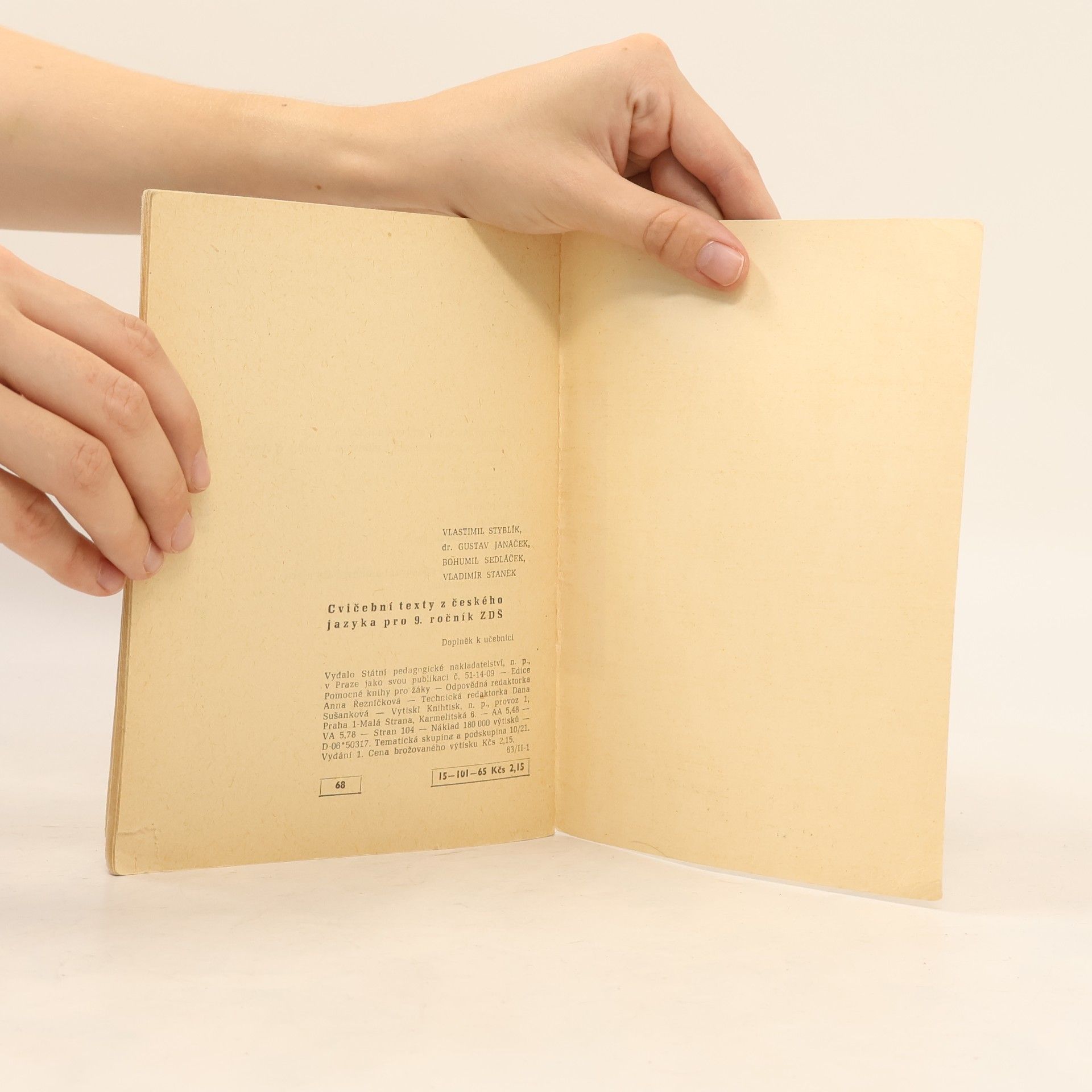 Autores varios Cvičební texty z českého jazyka pro 9. ročník ZDŠ