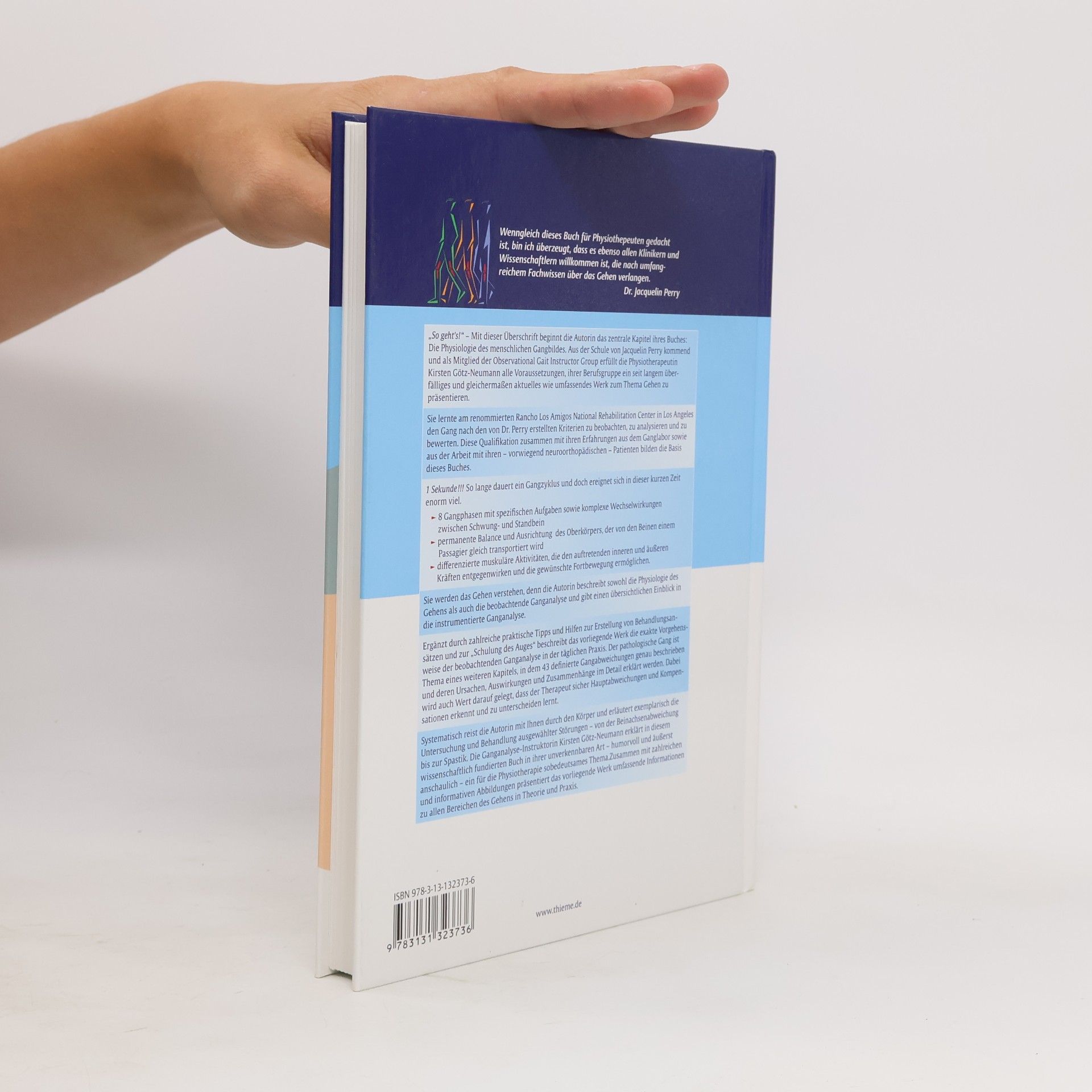 Kirsten Götz-Neumann Physiofachbuch: Gehen verstehen. Ganganalyse in der Physiotherapie - 3. Auflage
