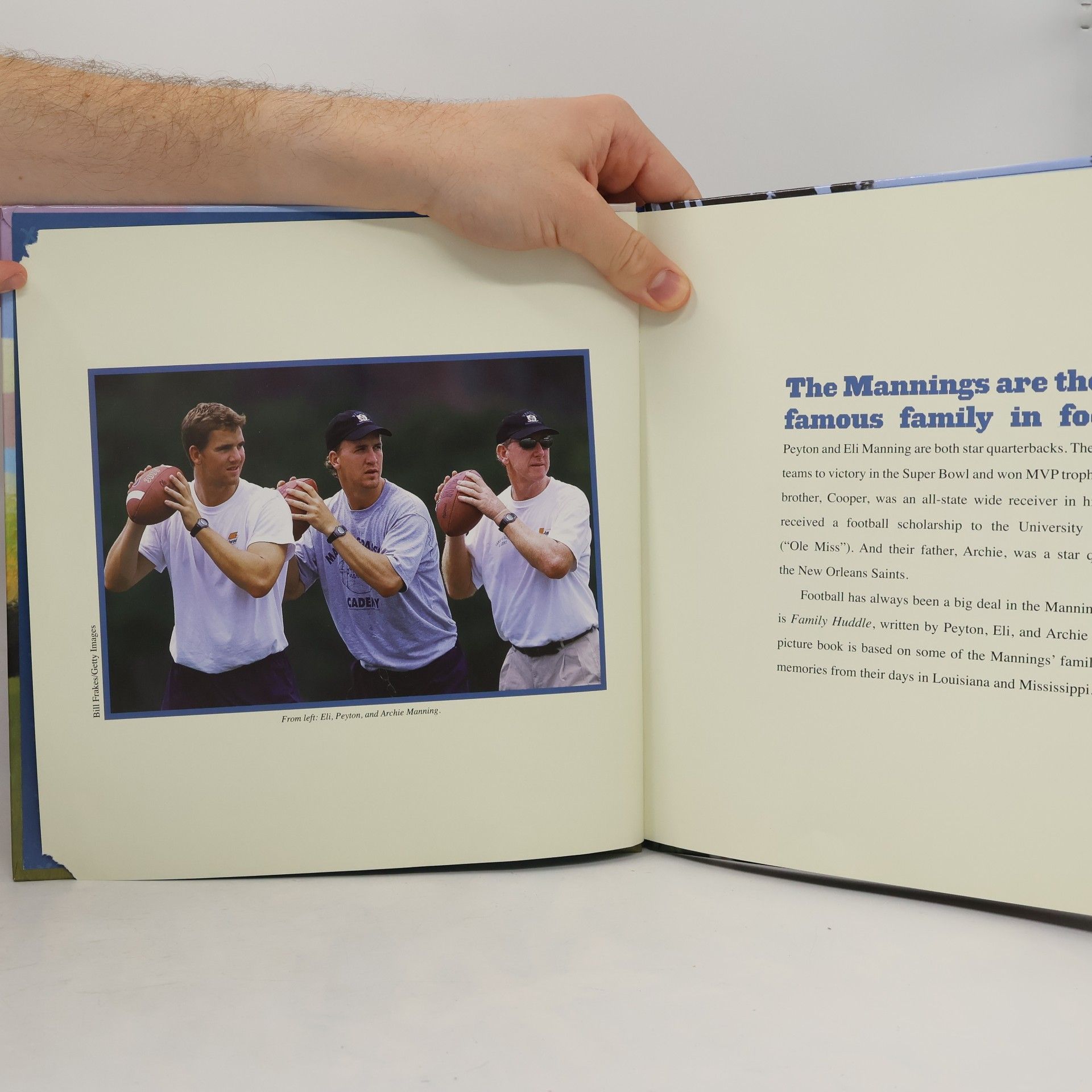 Archie Manning Family Huddle