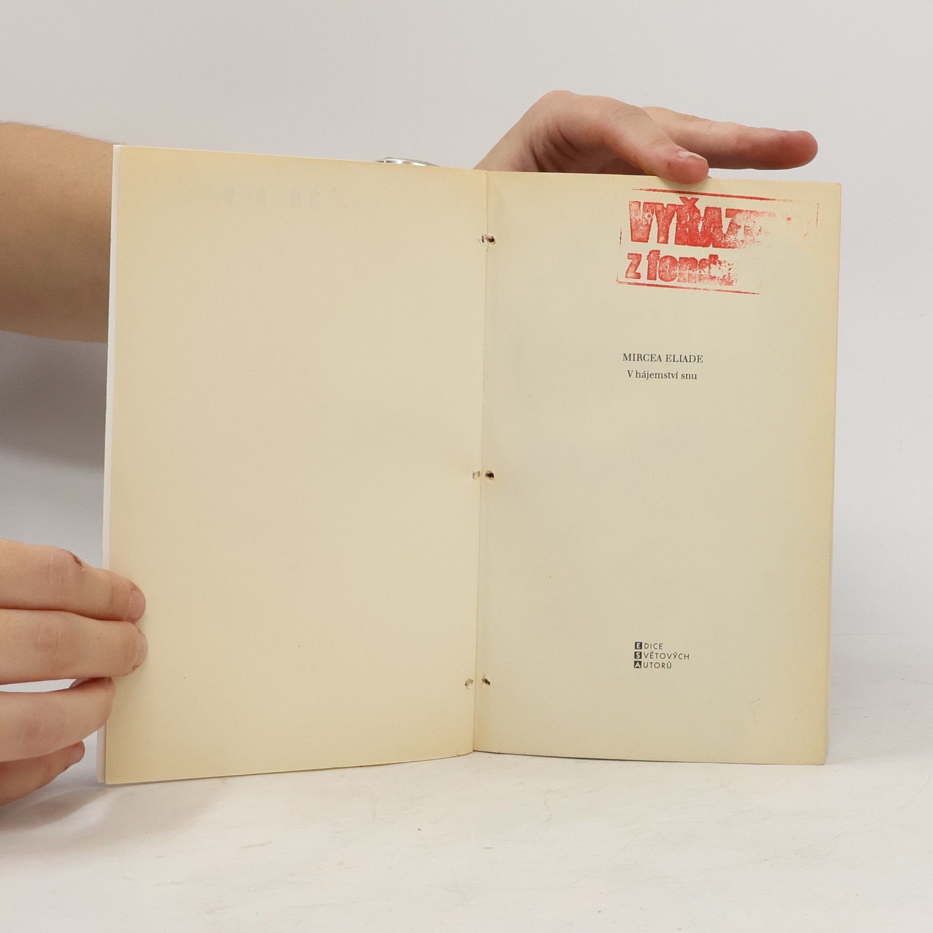 Mircea Eliade V hájemství snu