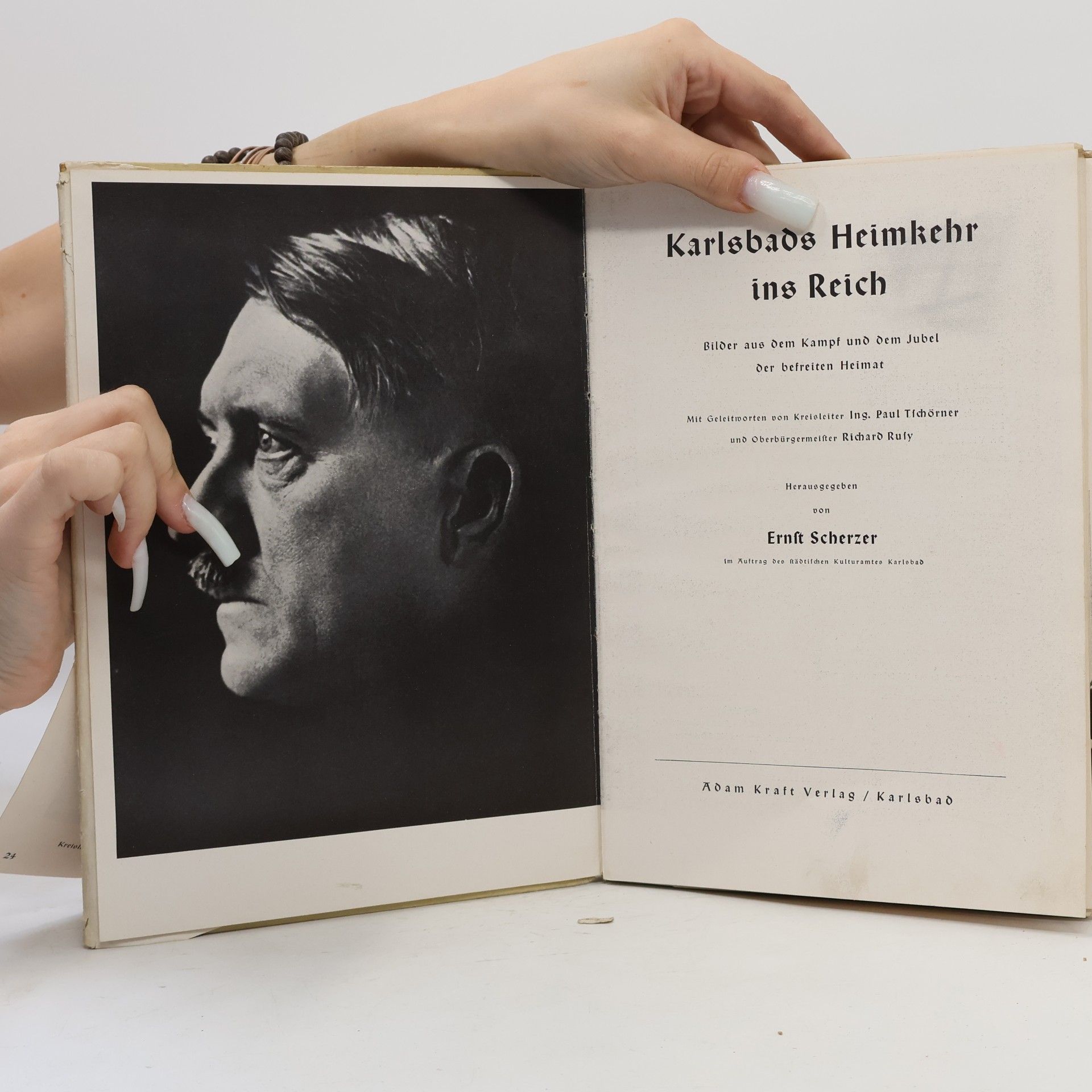 Ernst Scherzer Karlsbads Heimkehr ins Reich