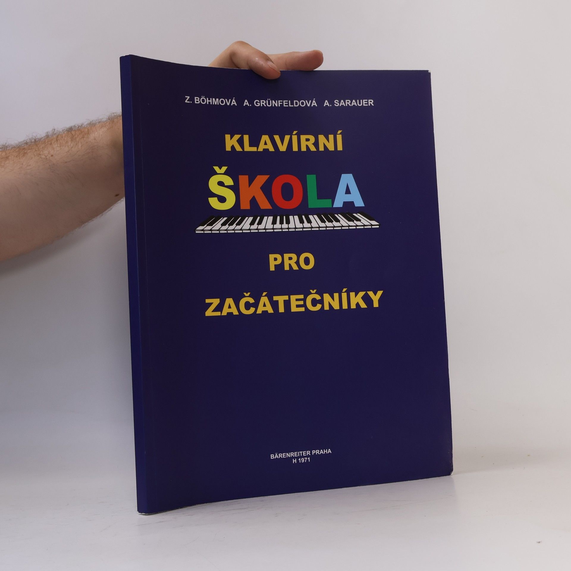 Zdeňka Bohmová Klavírní škola pro začátečníky