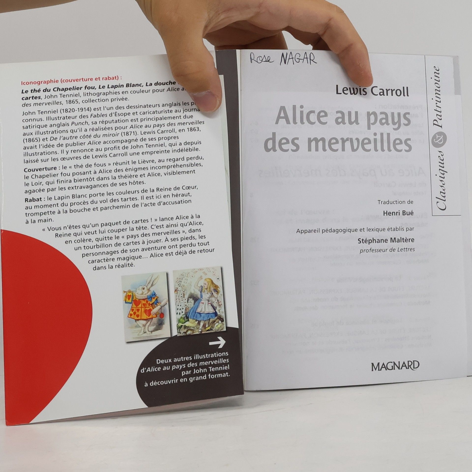 Lewis Carroll Alice au pays des merveilles
