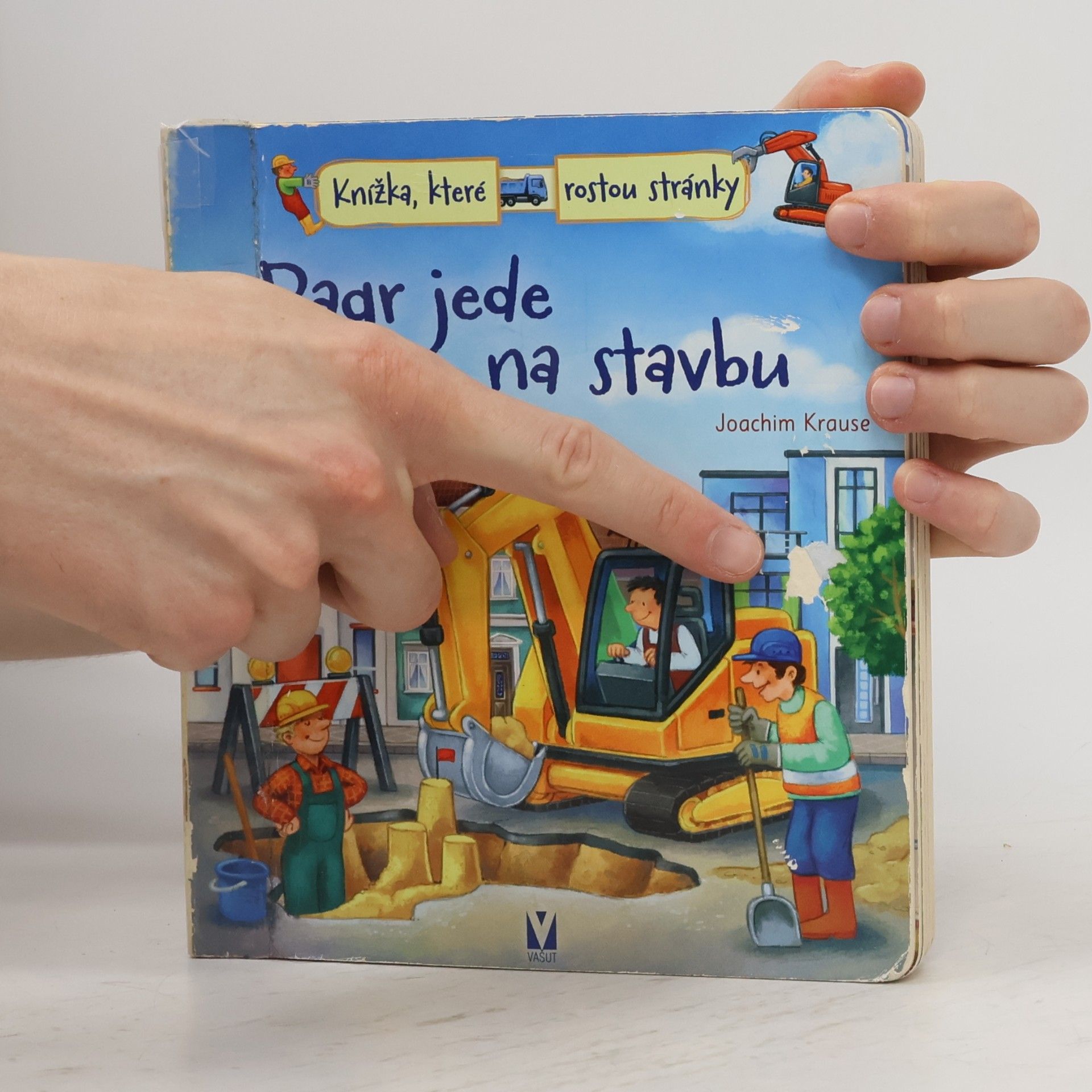 Joachim Krause Bagr jede na stavbu