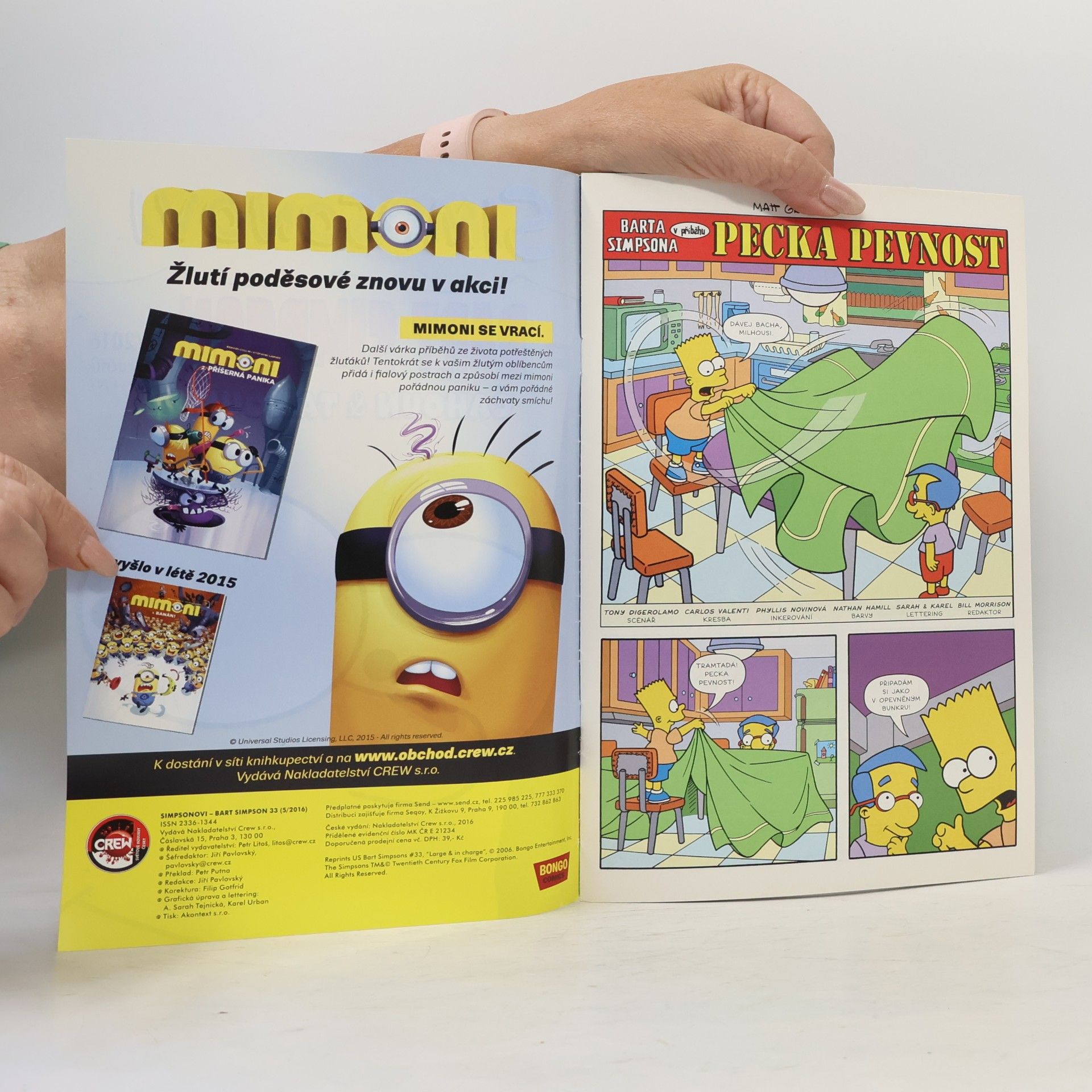 Kolektiv autorů Simpsonovi 5/2016, IV. ročník: Bart Simpson - Čahoun & Tahoun