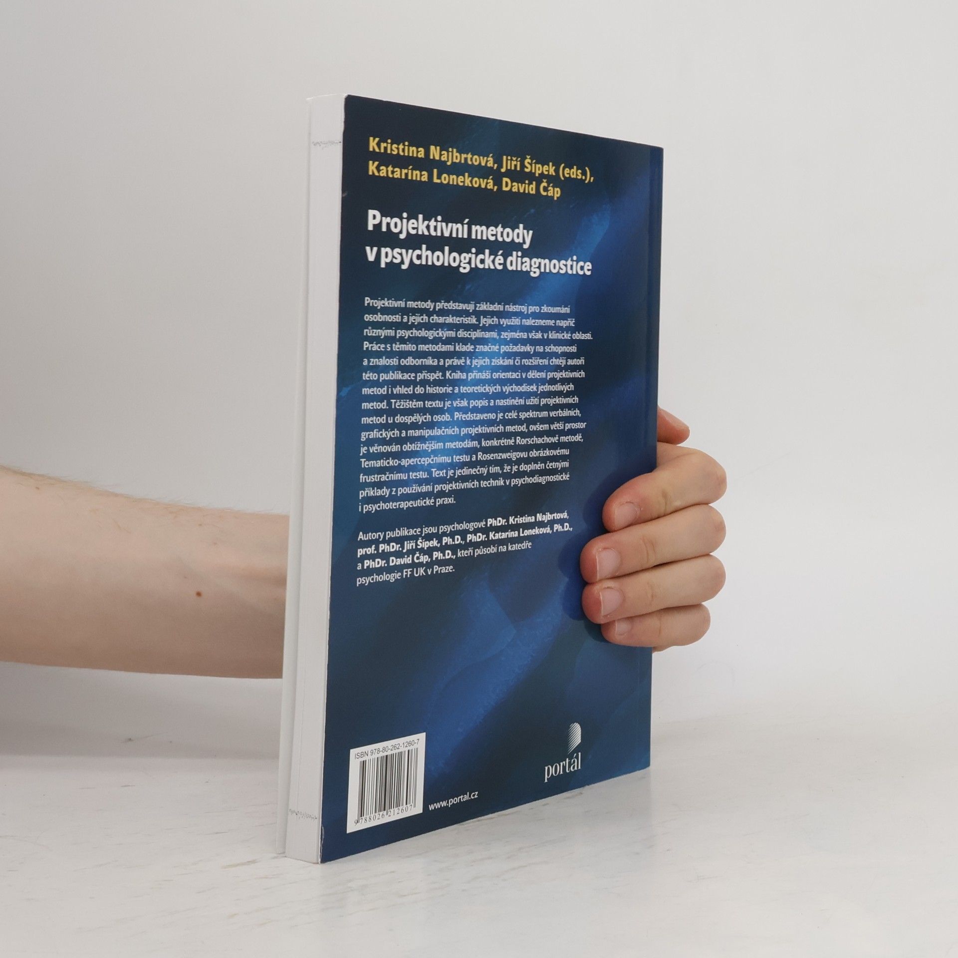 Jiří Šípek Projektivní metody v psychologické diagnostice