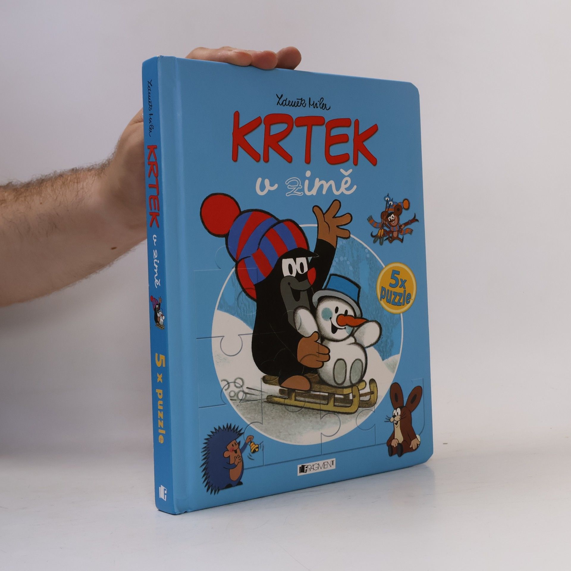 Zdeněk Miler Krtek v zimě (puzzle uvnitř)