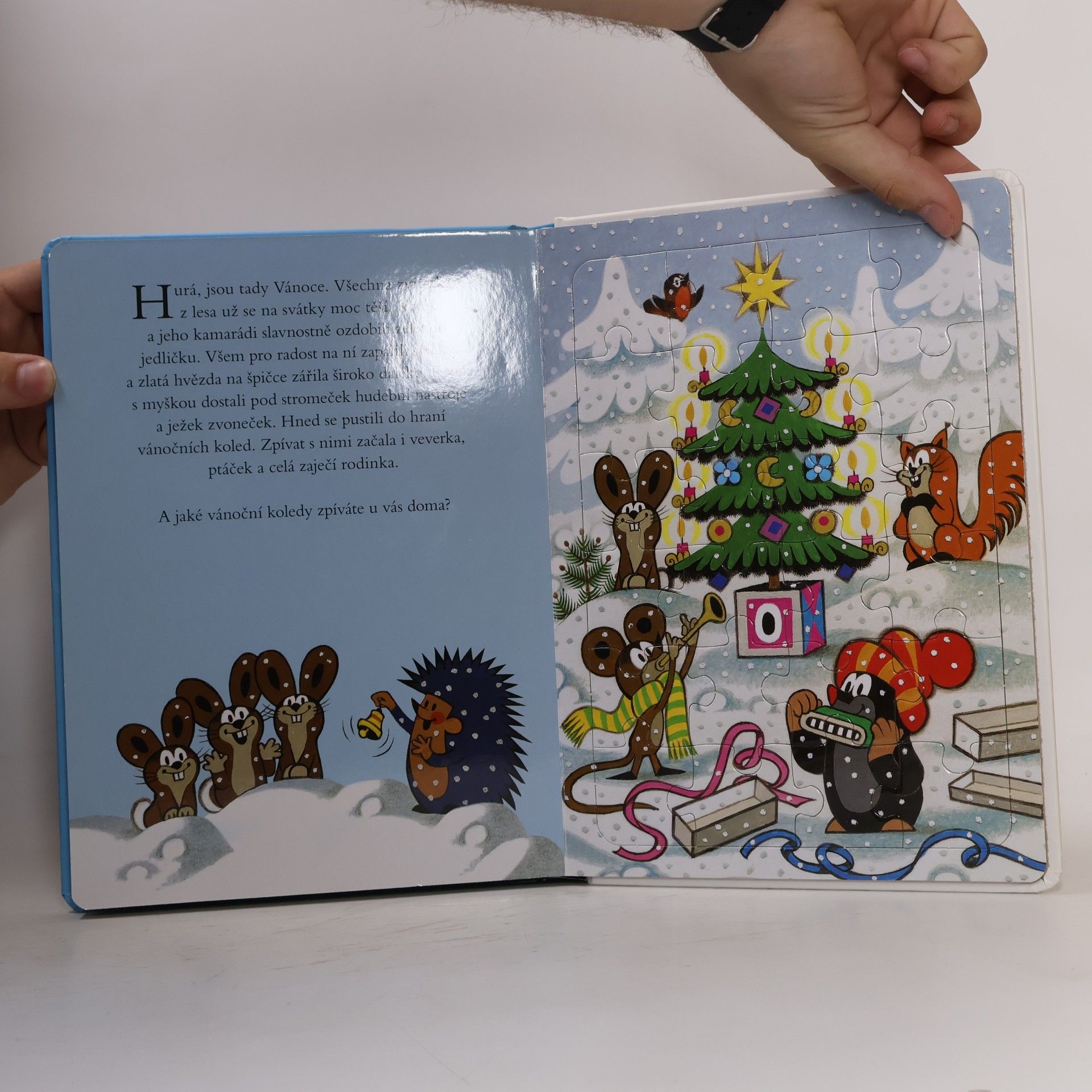 Zdeněk Miler Krtek v zimě (puzzle uvnitř)