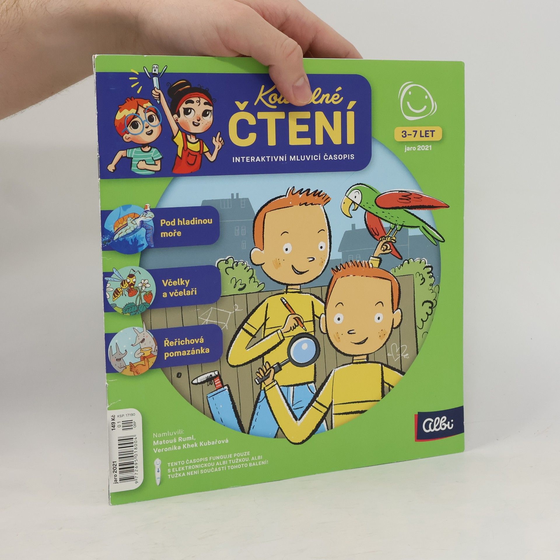 Various authors Kouzelné čtení. Pod hladinou moře. Včelky a včelaři. Řeřichová pomazánka