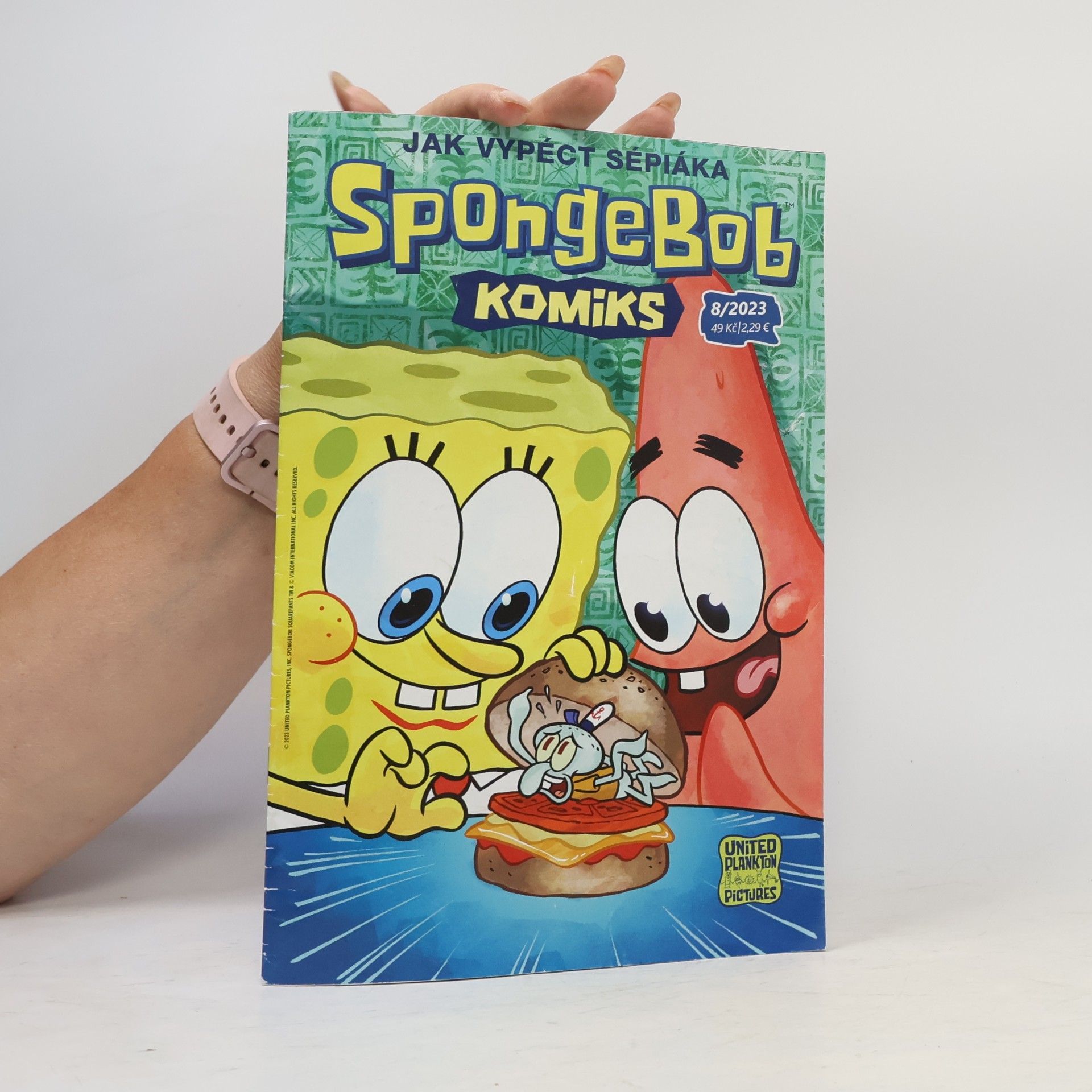 AA.VV. SpongeBob komiks 8/2023. Jak vypéct Sépiáka