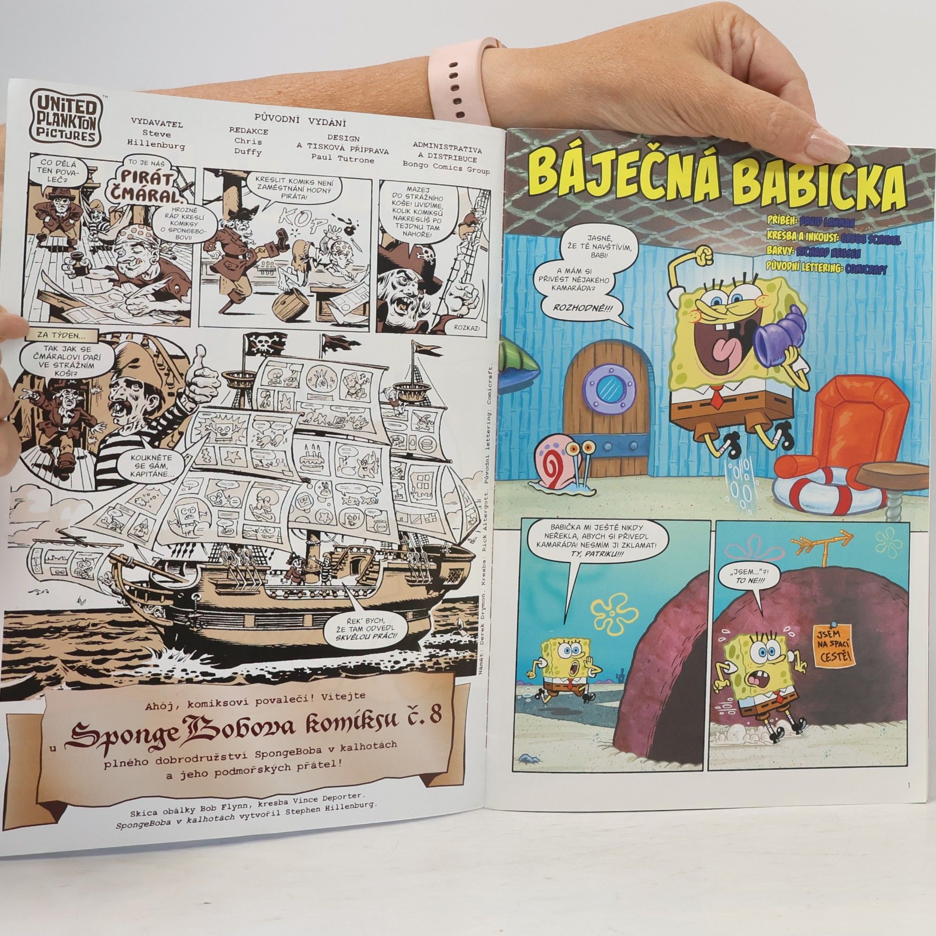 Kolektív autorov SpongeBob komiks 8/2023. Jak vypéct Sépiáka