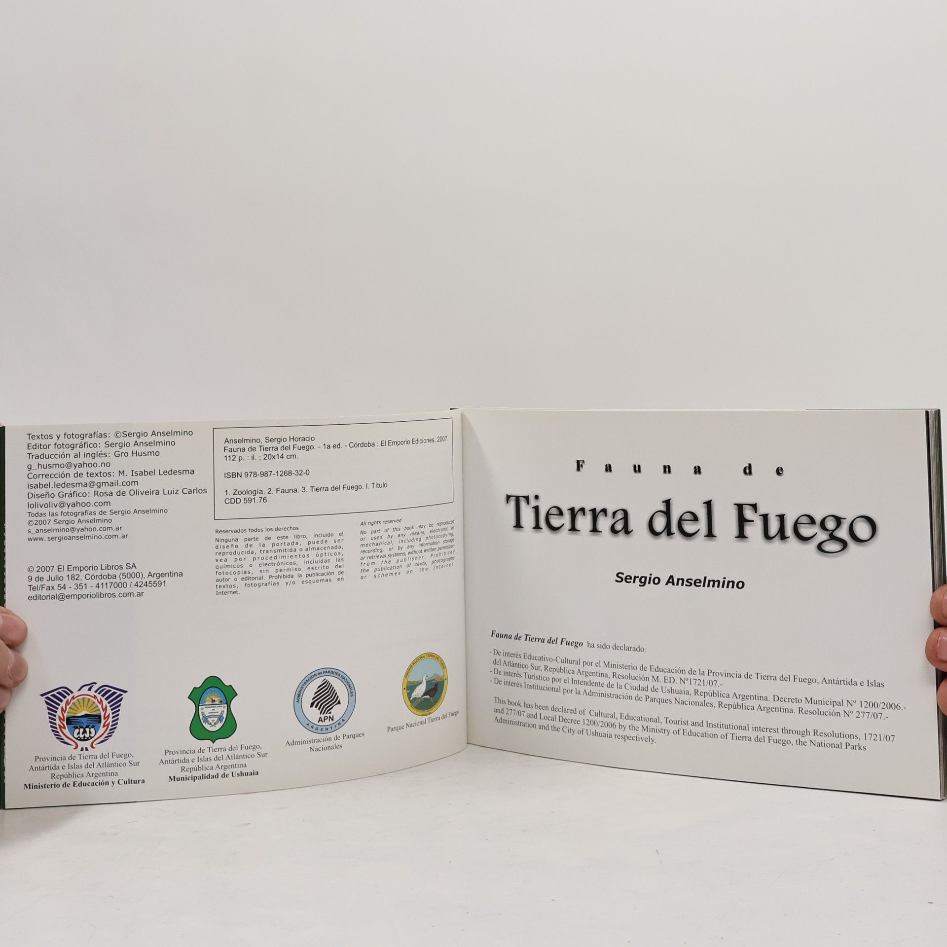 Sergio Anselmino Fauna de Tierra del Fuego