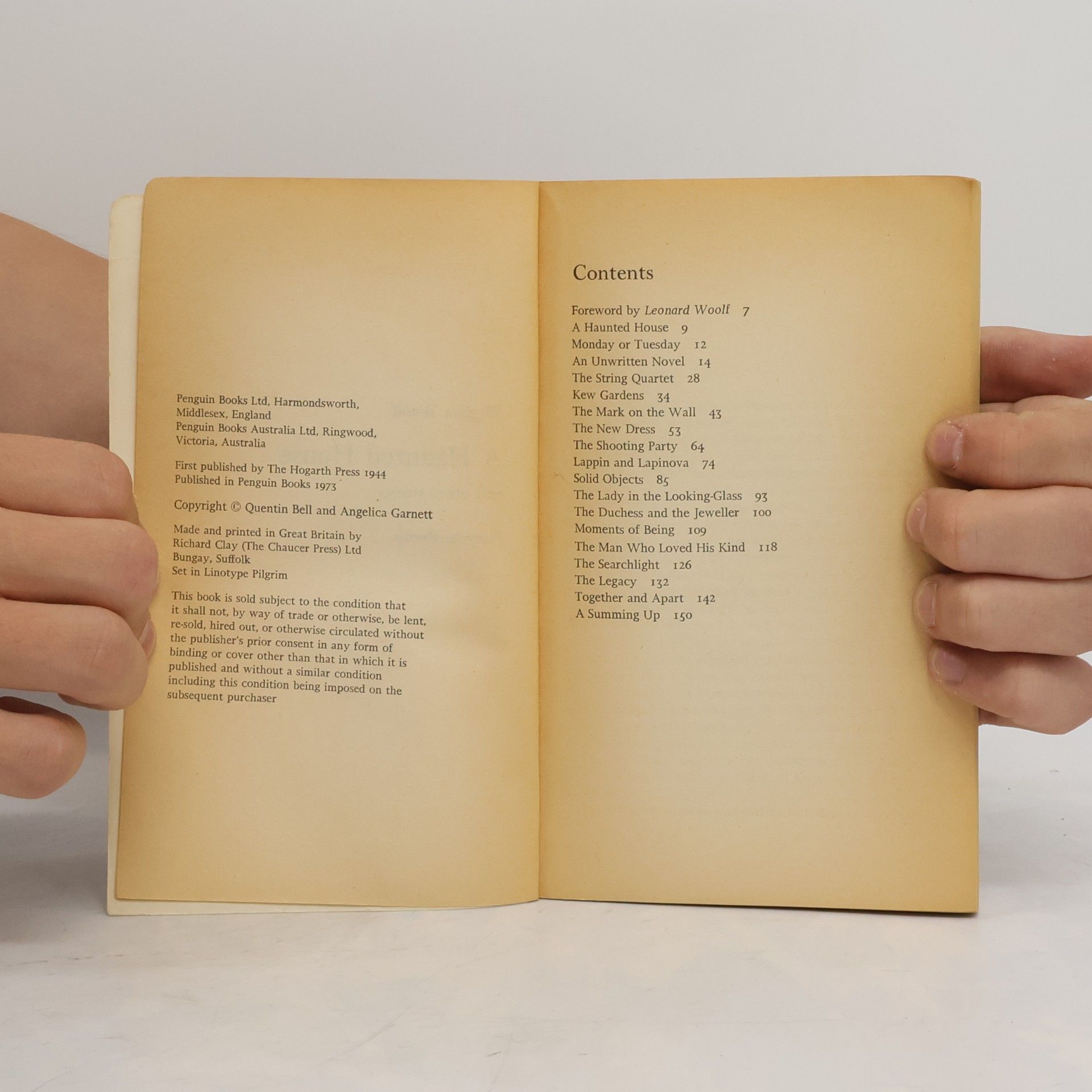 Virginia Woolf A Haunted House, and Other Stories