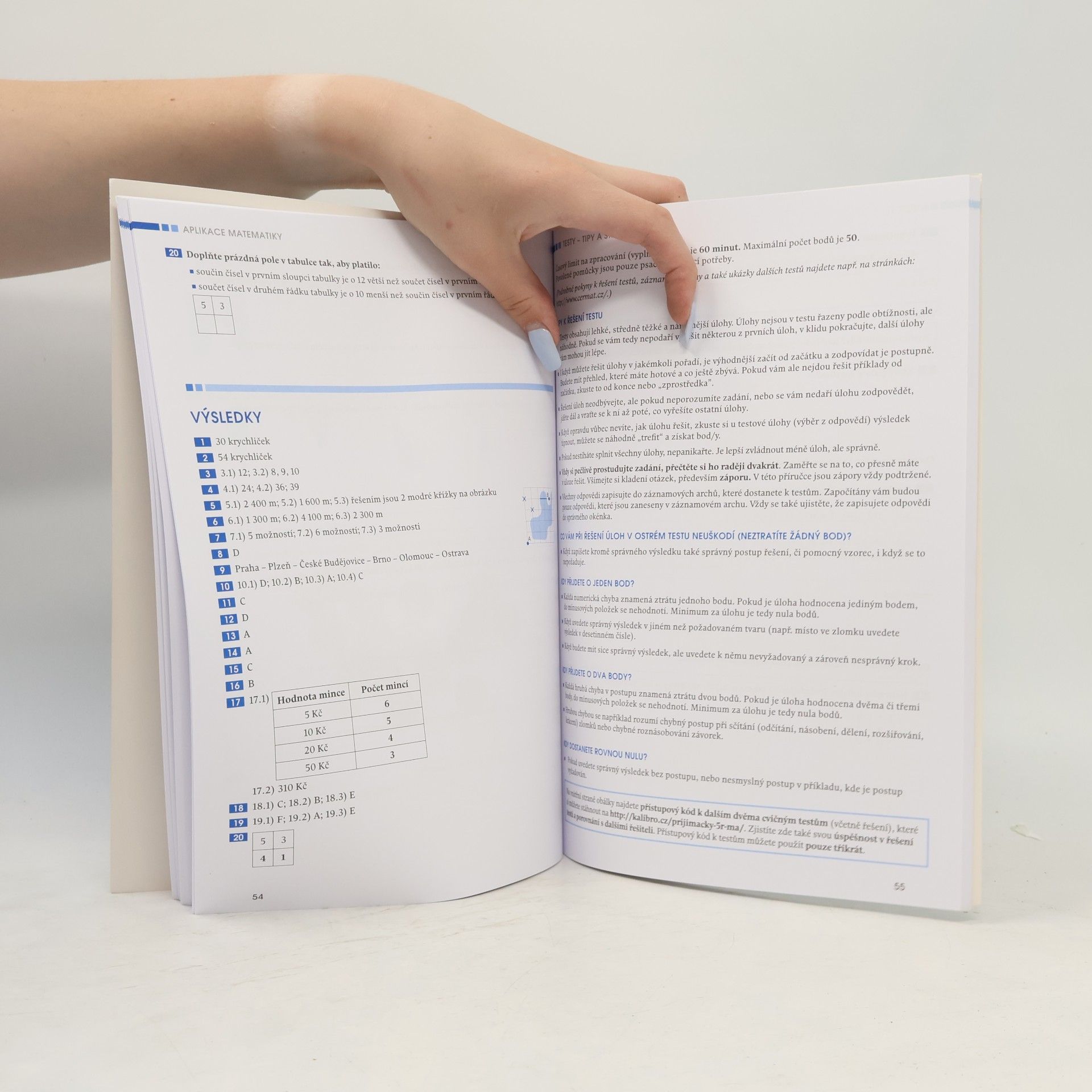 Hana Kuřítková K přijímačkám s nadhledem : příprava na jednotné přijímací zkoušky : matematika, 5. ročník